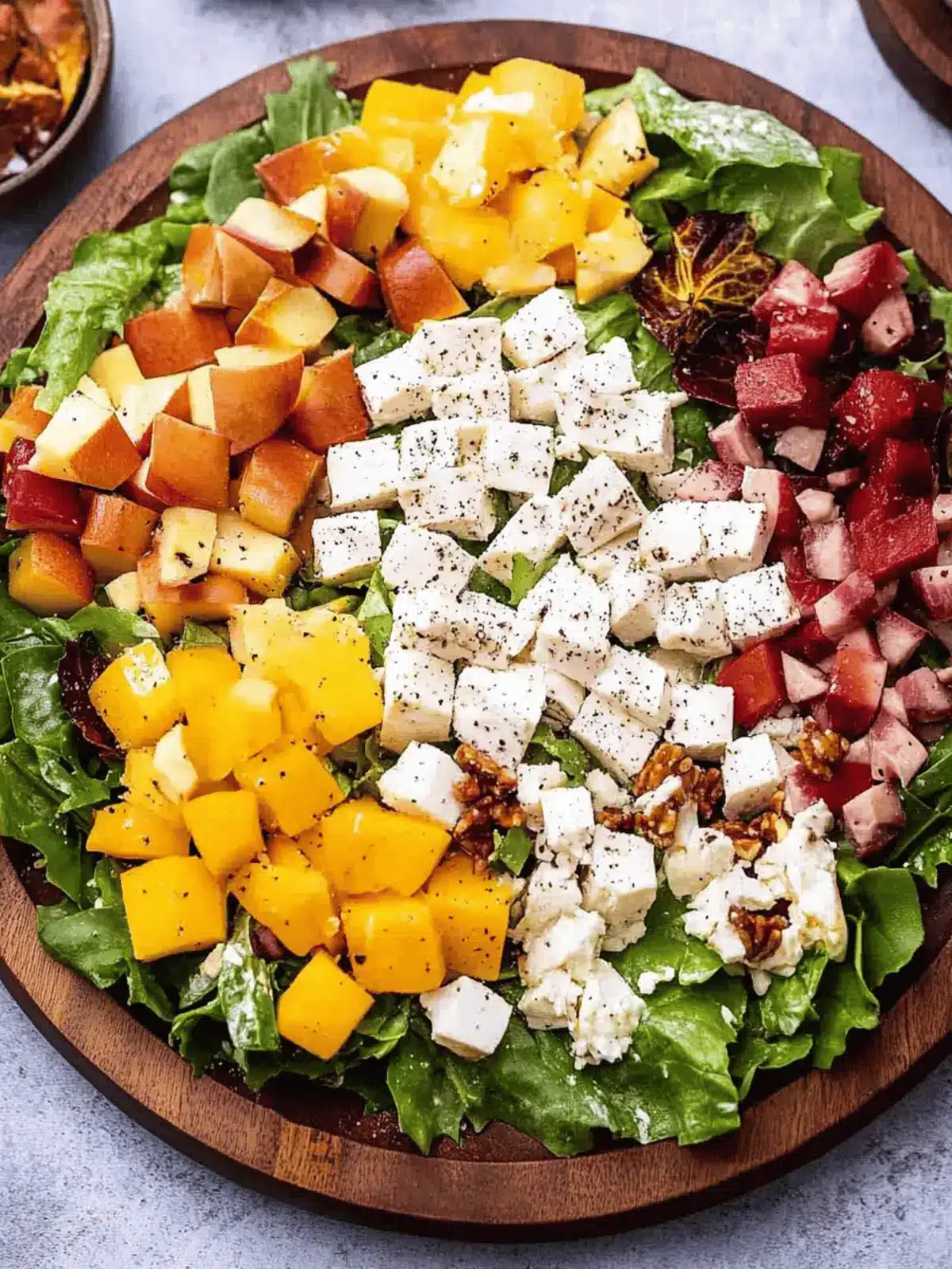 Delicious Fall Cobb Salad with Maple Vinaigrette You ll Love 2 Fall Cobb Salad