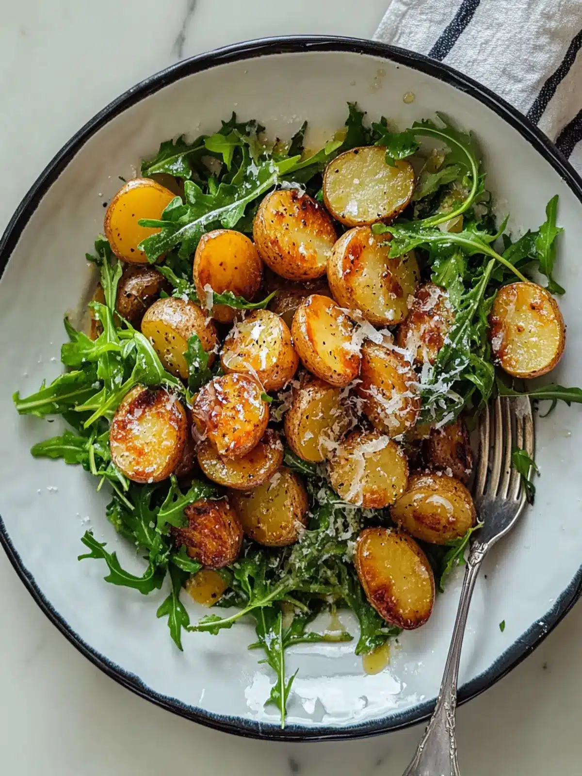 Savor the Flavor of Hot Honey Potatoes and Arugula Delight 3 Hot Honey Potatoes and Arugula