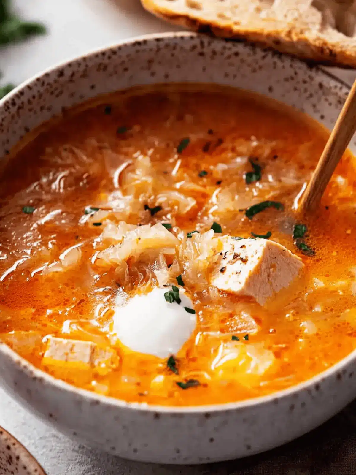 Hearty Sauerkraut Soup with Pork Ribs for Cozy Nights 2 Sauerkraut Soup