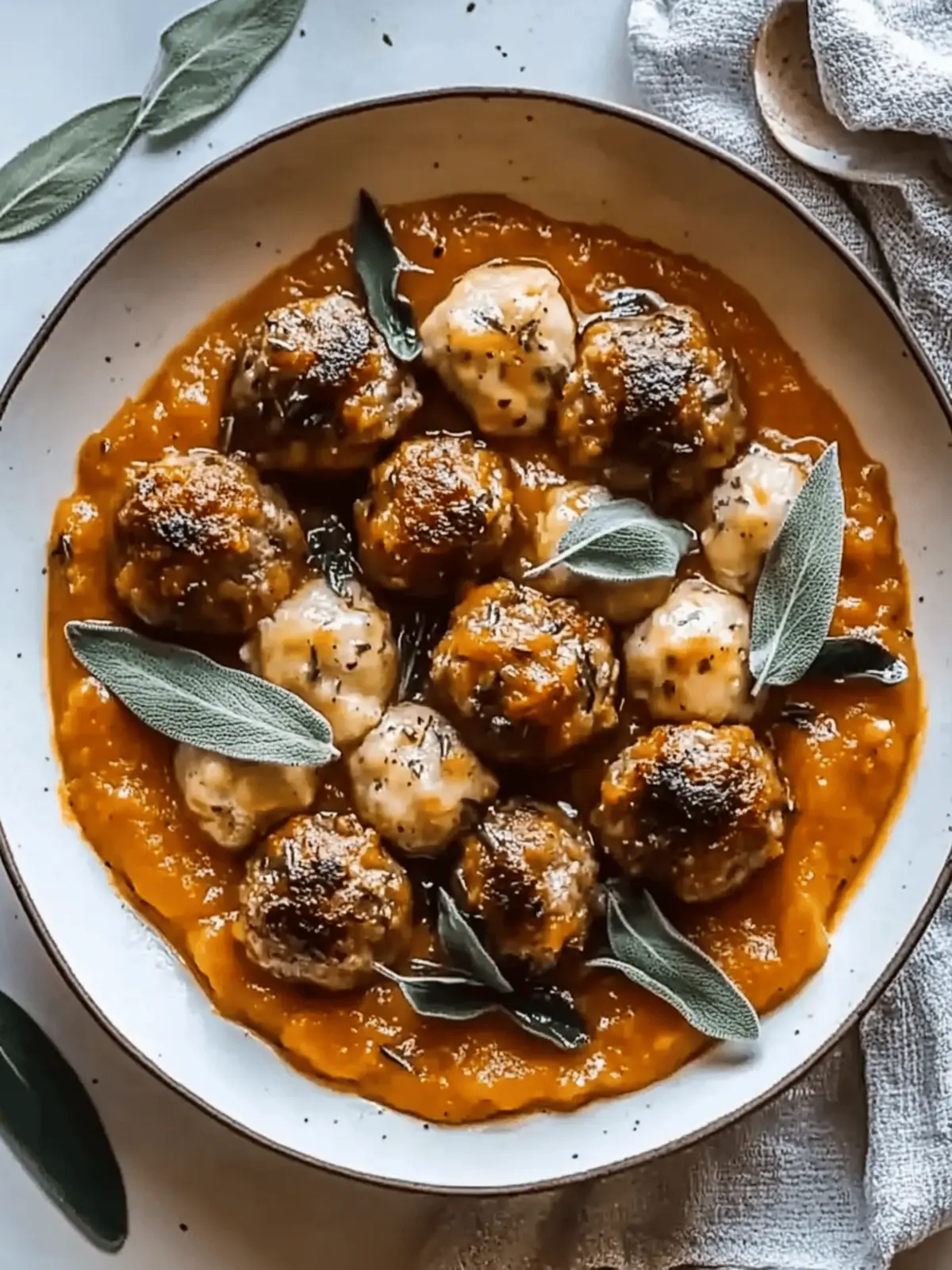 Cozy Pumpkin Sage Meatballs for a Heartwarming Dinner 2 Cozy Pumpkin Sage Meatballs