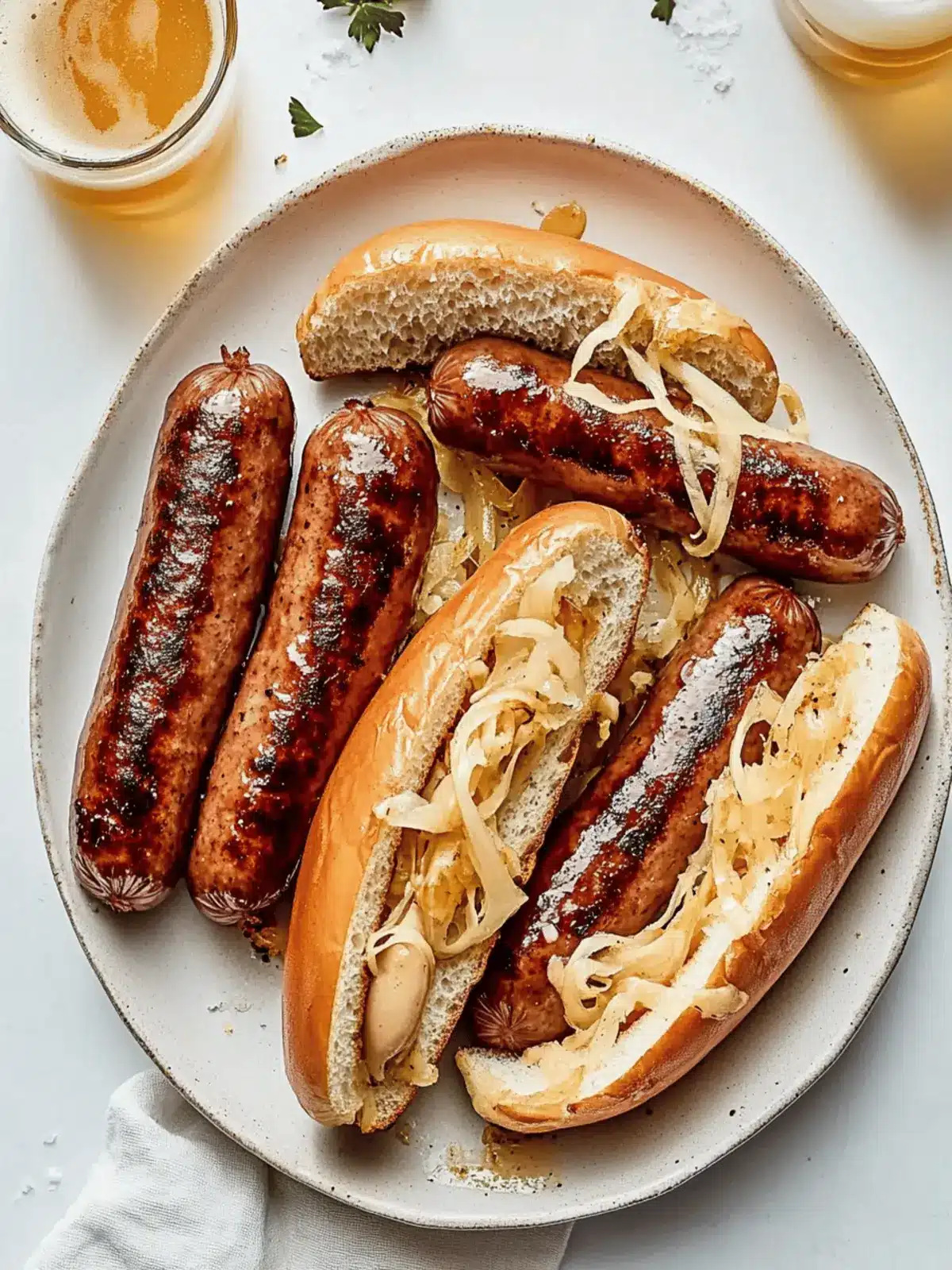 Grill Up Flavorful Beer Brats with Custom Toppings Today 4 Beer Brats