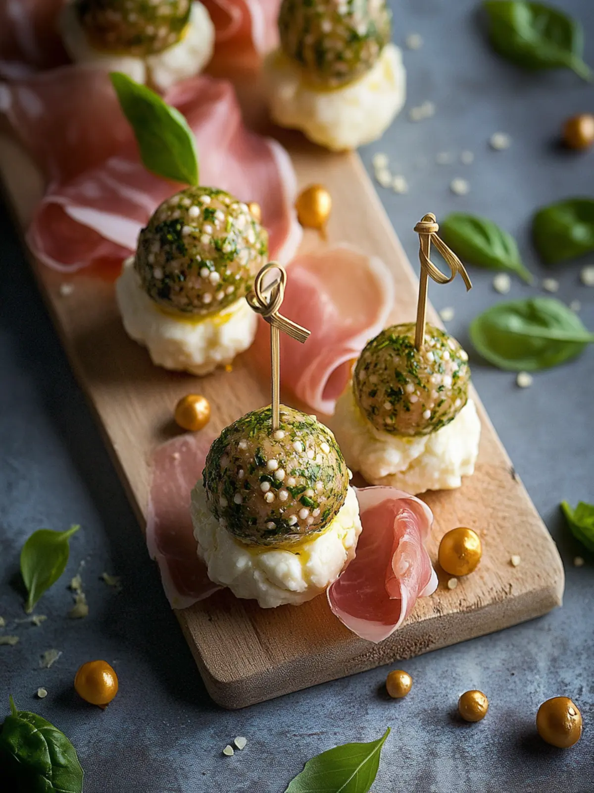 Goat Cheese & Prosciutto Bonbons: Elevate Your Appetizer Game 3 Goat Cheese & Prosciutto Bonbons