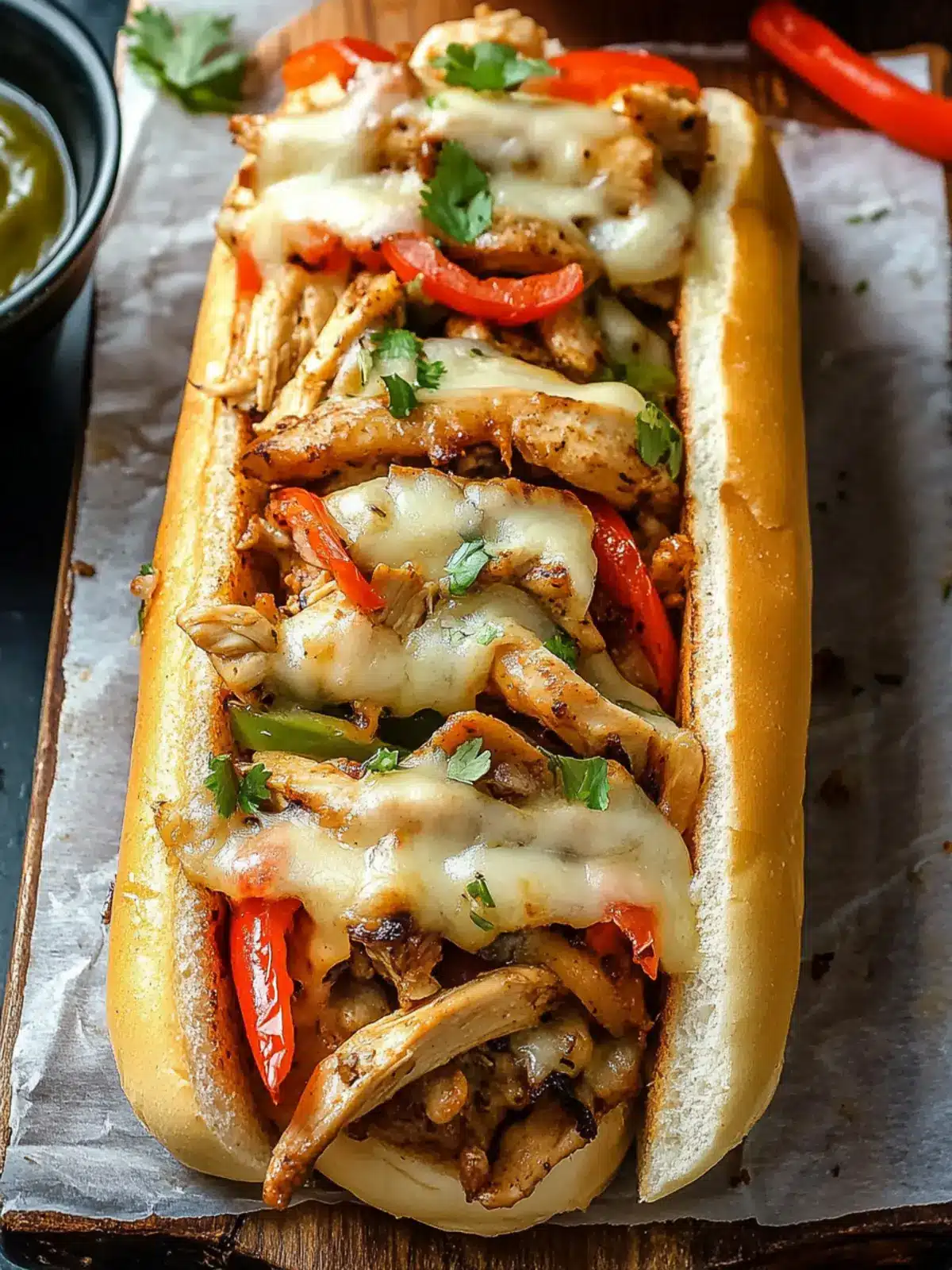 Delicious Chicken Philly Cheesesteak with Zesty Garlic Flavor 3 Delicious Chicken Philly Cheesesteak
