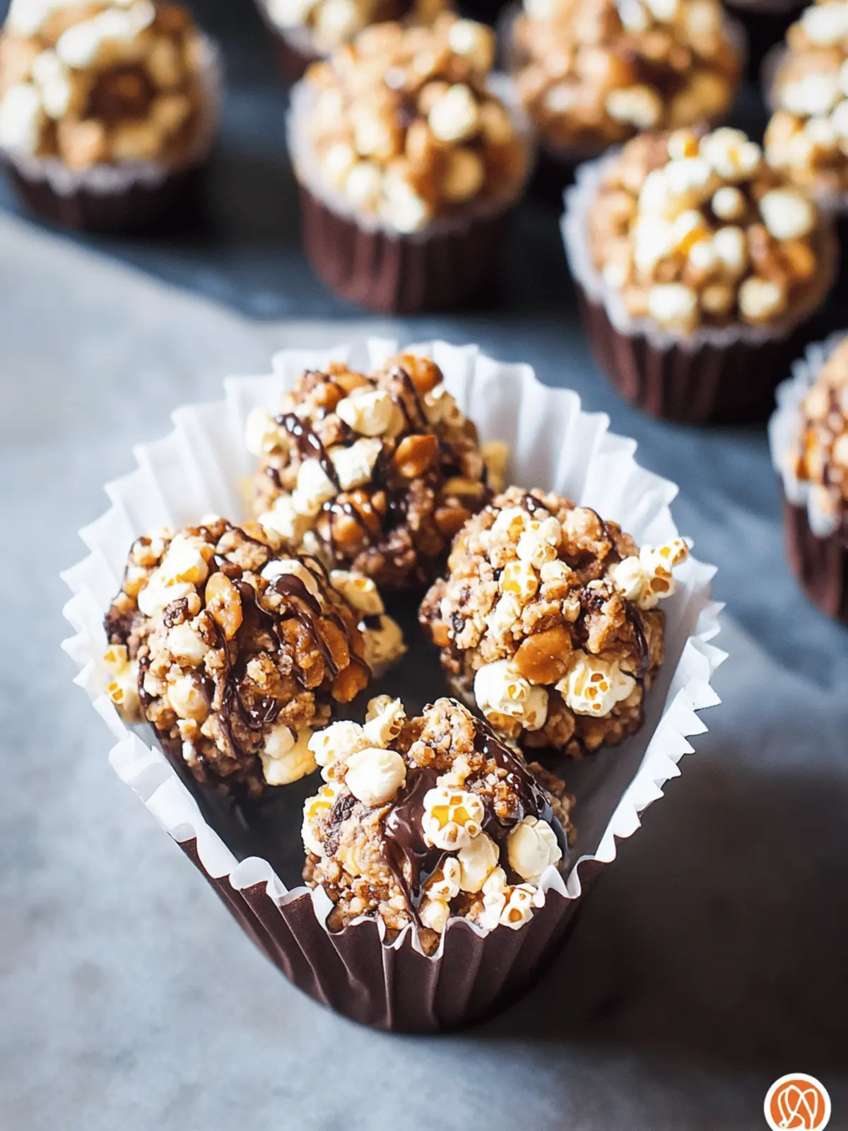 Peanut Butter Chocolate Healthy Popcorn Balls for Sweet Cravings 3 Peanut Butter Chocolate Healthy Popcorn Balls