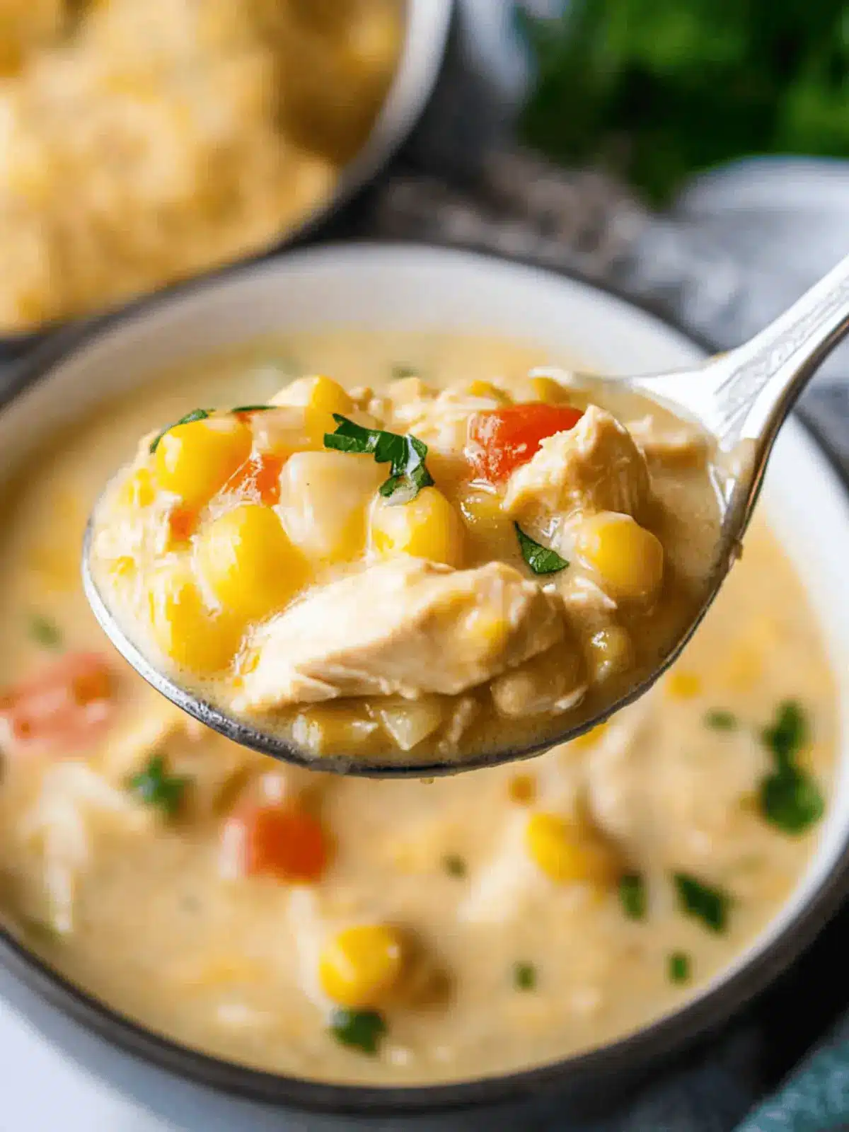 Creamy Chicken Corn Chowder: Your Ultimate Cozy Comfort Bowl 4 Creamy Chicken Corn Chowder