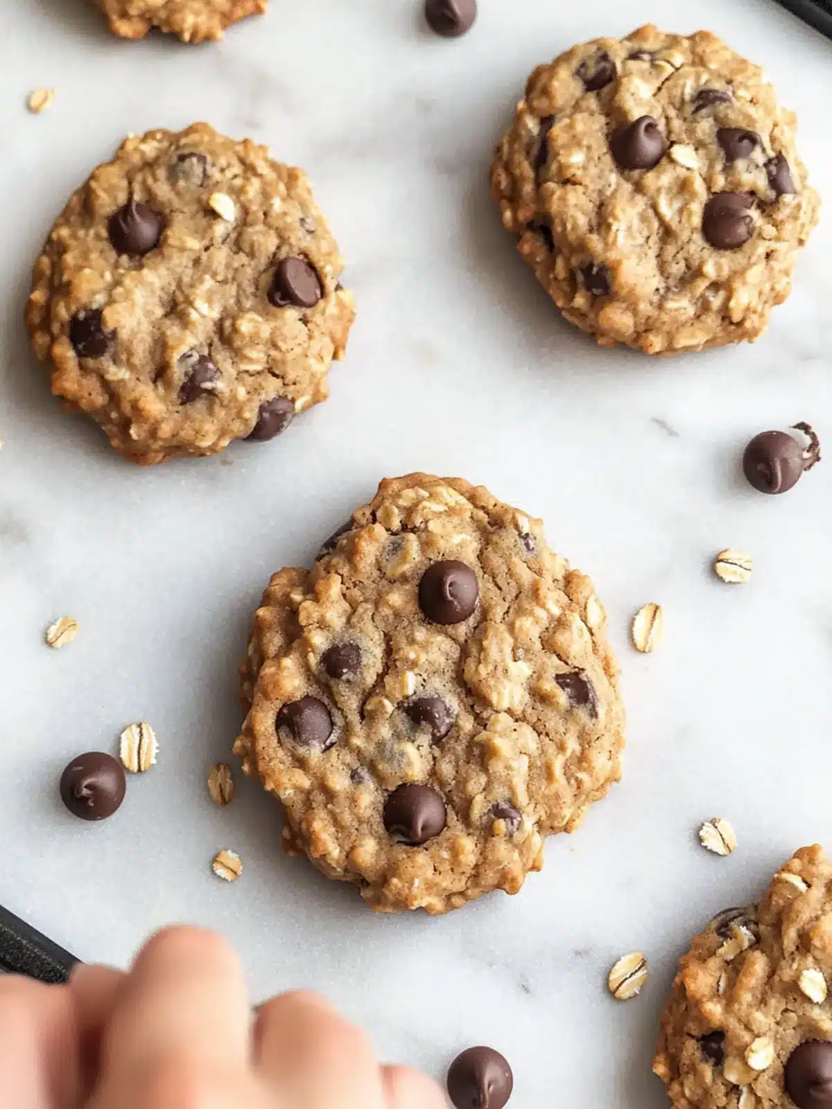 Irresistibly Soft Peanut Butter Oatmeal Chocolate Chip Cookies 3 Peanut Butter Oatmeal Chocolate Chip Cookies