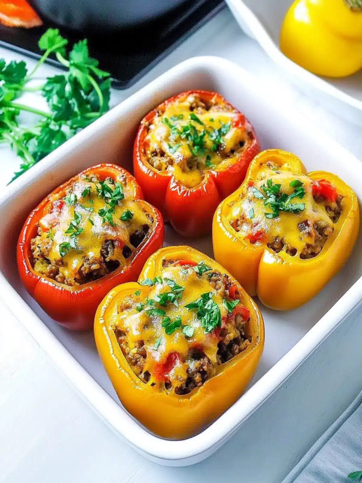 Easy Vegetarian Stuffed Bell Peppers for Flavor-Packed Meals 3 Easy Vegetarian Stuffed Bell Peppers