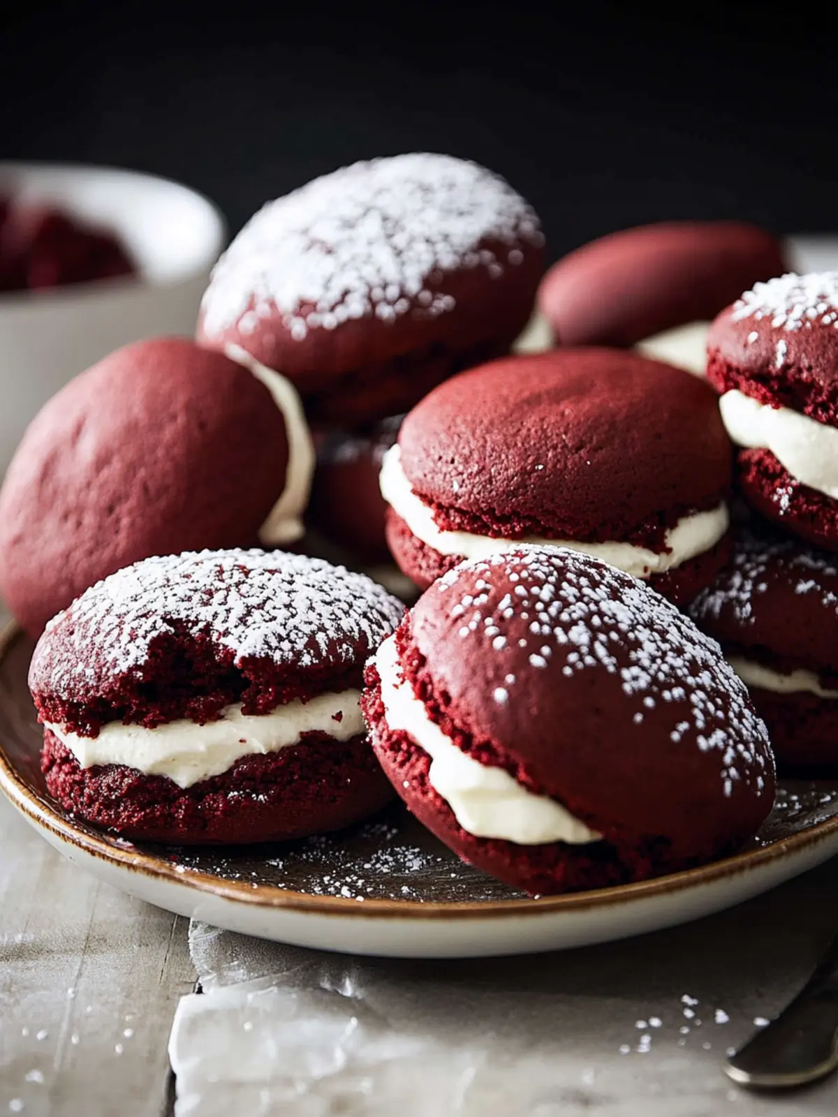 Decadent Red Velvet Whoopie Pies for Sweet Moments 3 Red Velvet Whoopie Pies