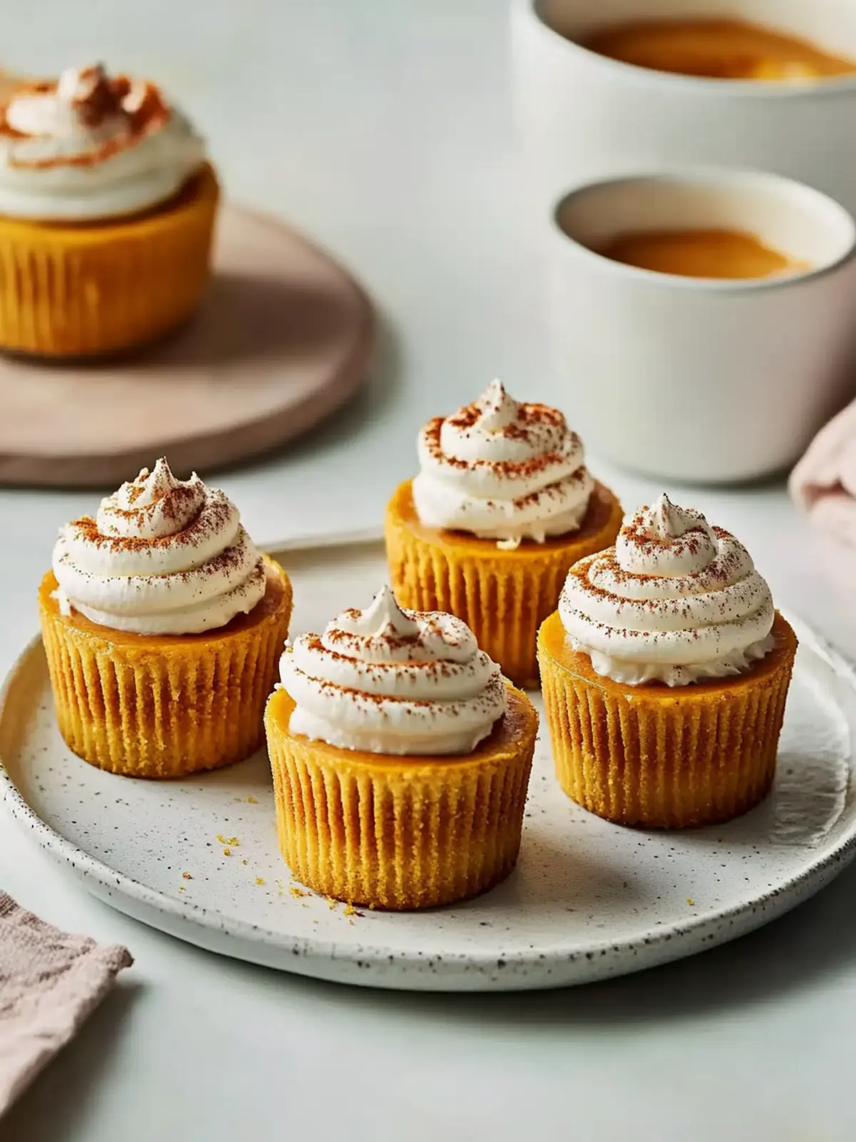 Irresistible Mini Pumpkin Cheesecakes for Cozy Fall Nights 4 Mini Pumpkin Cheesecakes