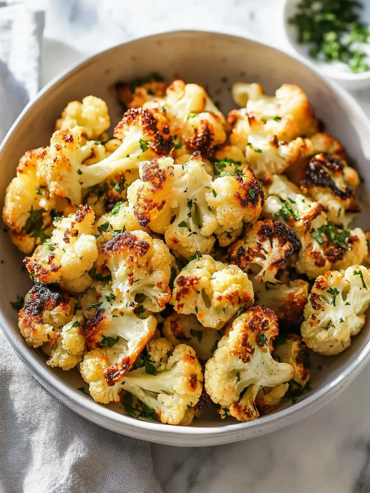 Garlic-Parmesan Roasted Cauliflower: Your New Favorite Side Dish 2 Garlic-Parmesan Roasted Cauliflower