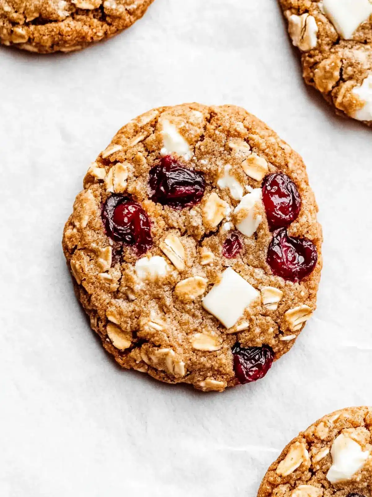 Chewy Cranberry and White Chocolate Oatmeal Cookies Delight 4 Chewy Cranberry and White Chocolate Oatmeal Cookies
