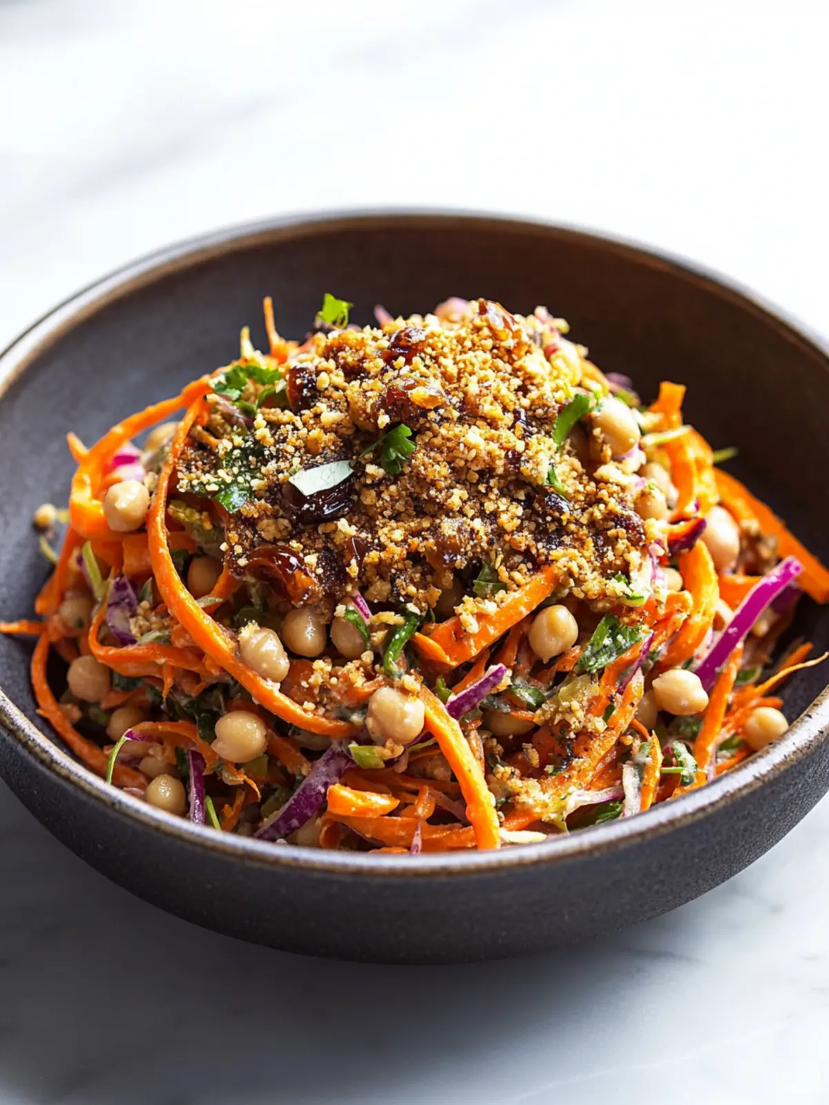 Carrot Salad with Aleppo Chickpeas & Sweet Date Vinaigrette 3 Carrot Salad with Aleppo Chickpeas & Date Vinaigrette