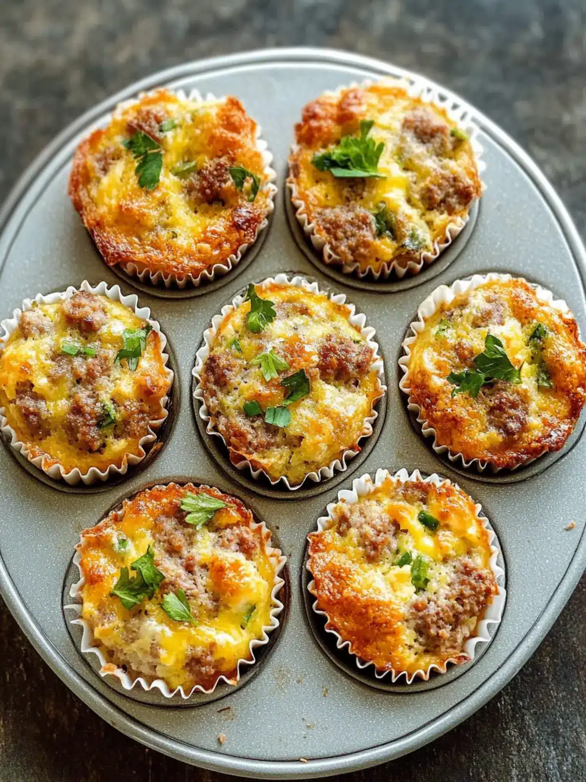 Sausage Breakfast Muffins for Quick & Tasty Mornings 4 Sausage Breakfast Muffins