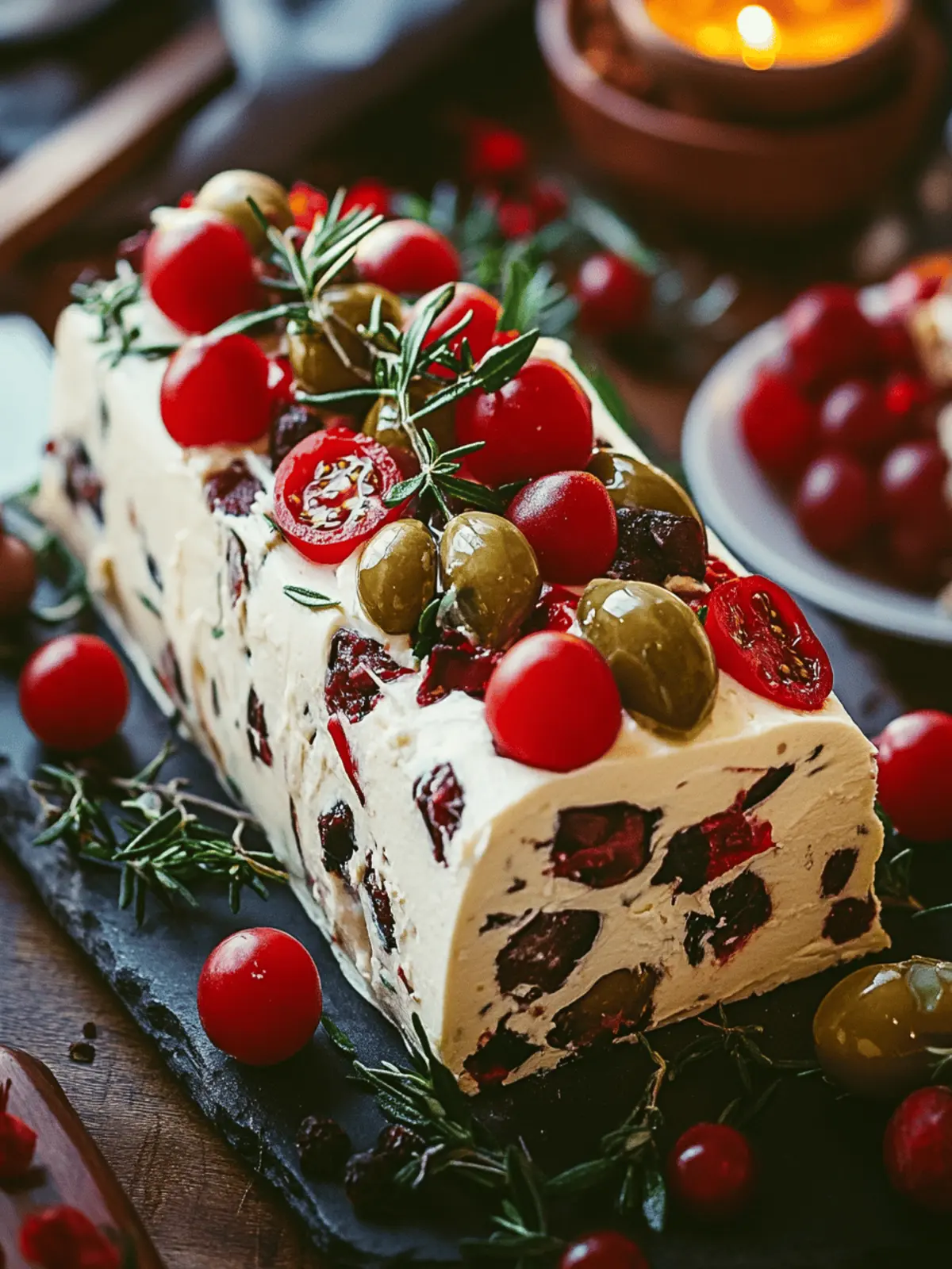 Delicious Holiday Antipasto Cream Cheese Log for Effortless Parties 2 Holiday Antipasto Cream Cheese Log