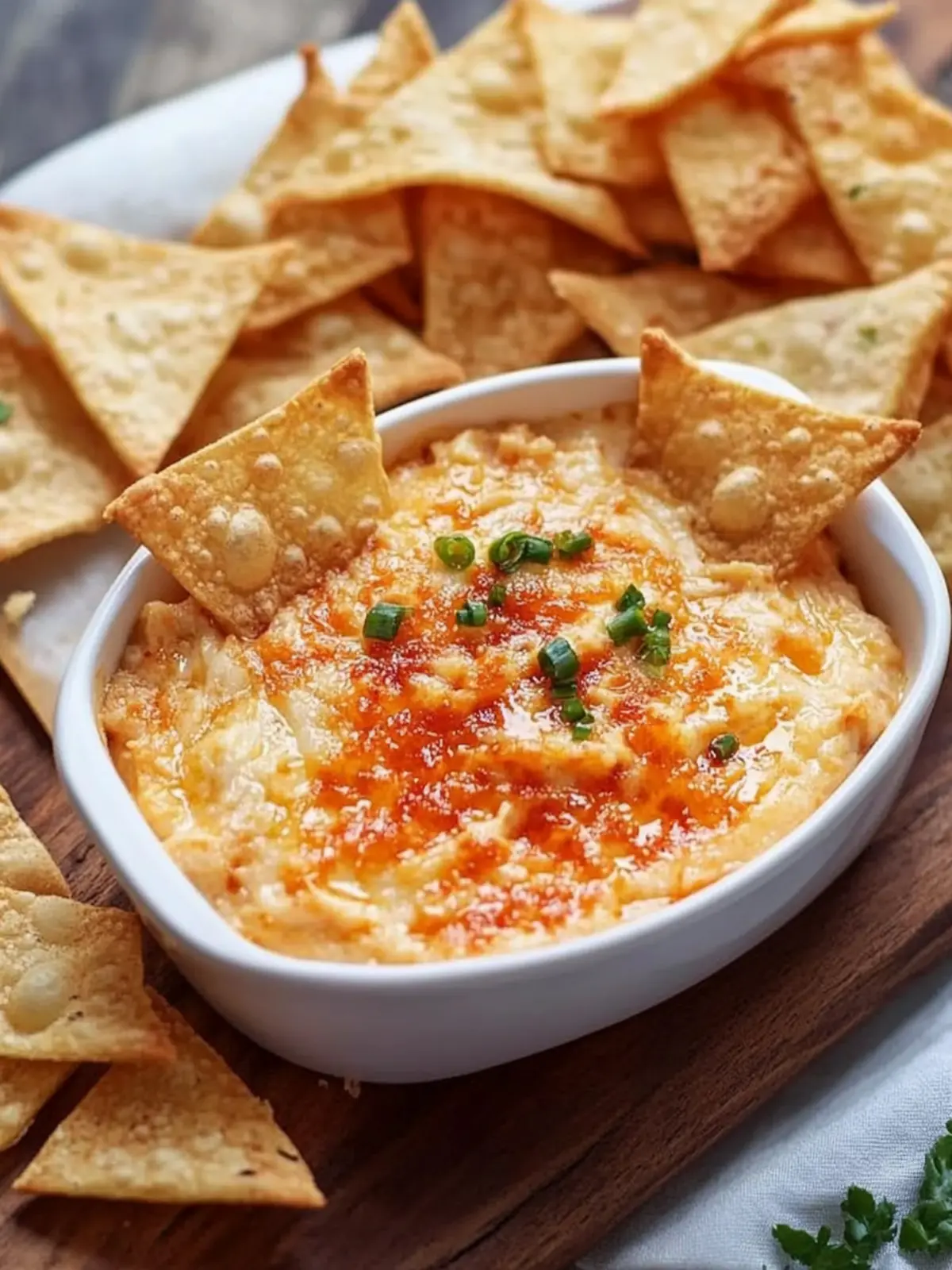 Crab Rangoon Dip with Wonton Chips: A Creamy Party Hit 2 Crab Rangoon Dip with Wonton Chips