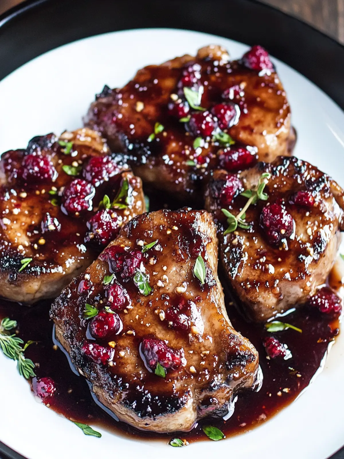 Raspberry Balsamic Glazed Pork Chops for Easy Weeknight Wins 4 Raspberry Balsamic Glazed Pork Chops