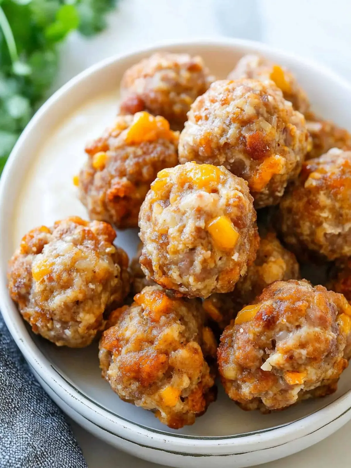 Irresistible 4-Ingredient Sausage Balls Everyone Will Love 4 4-Ingredient Sausage Ball