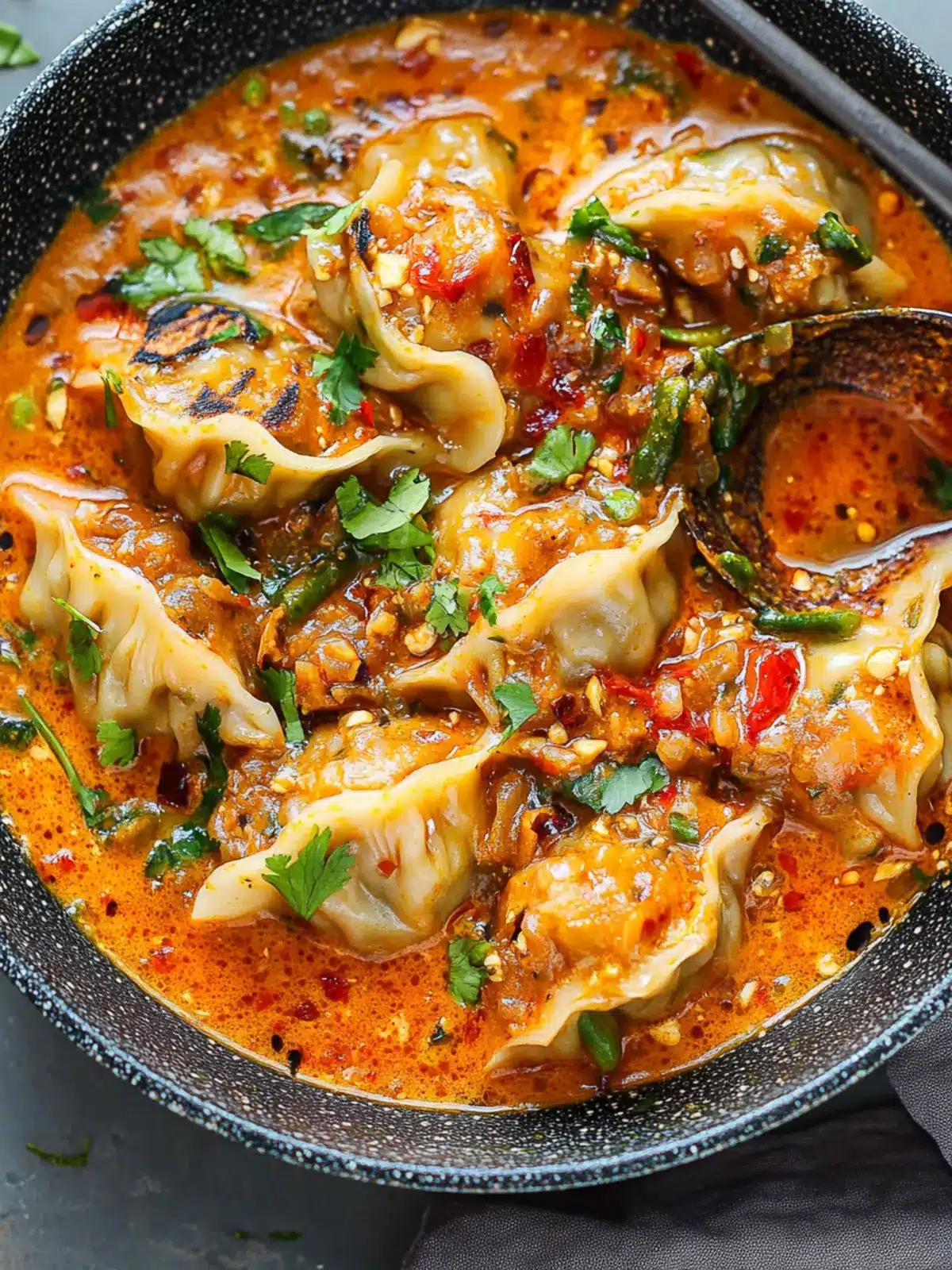 One Pan Baked Satay Dumplings for a Flavor Explosion 2 One Pan Baked Satay Dumplings