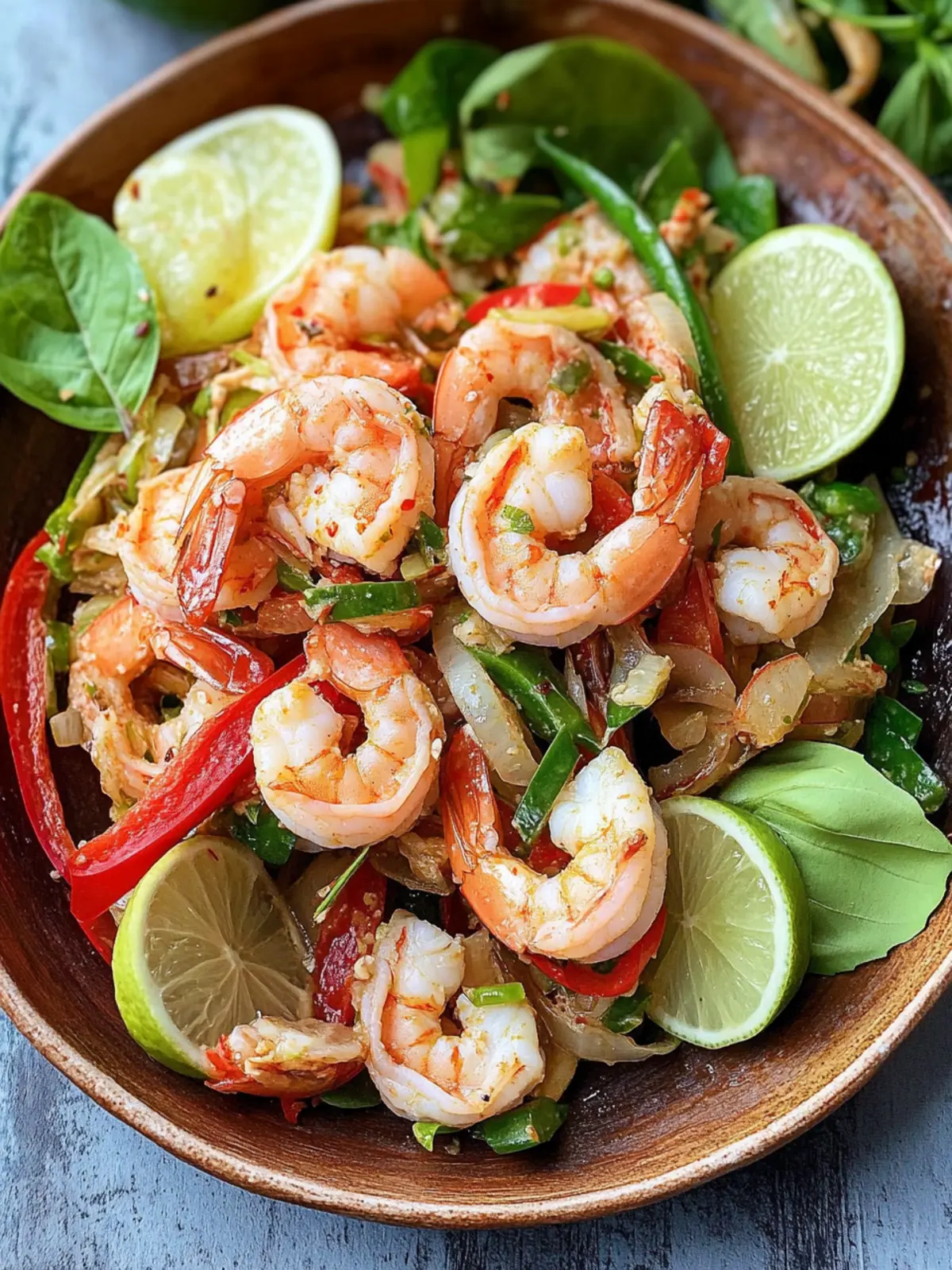 Zesty Spicy Thai Shrimp Salad (Pla Goong) in 15 Minutes 2 Spicy Thai Shrimp Salad (Pla Goong)