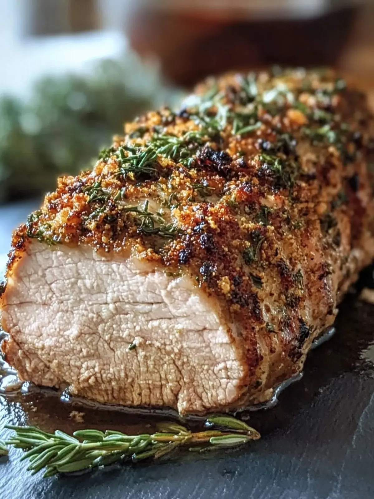 Herb Crusted Pork Loin Roast: A Juicy Delight for Dinner 3 Herb Crusted Pork Loin Roast