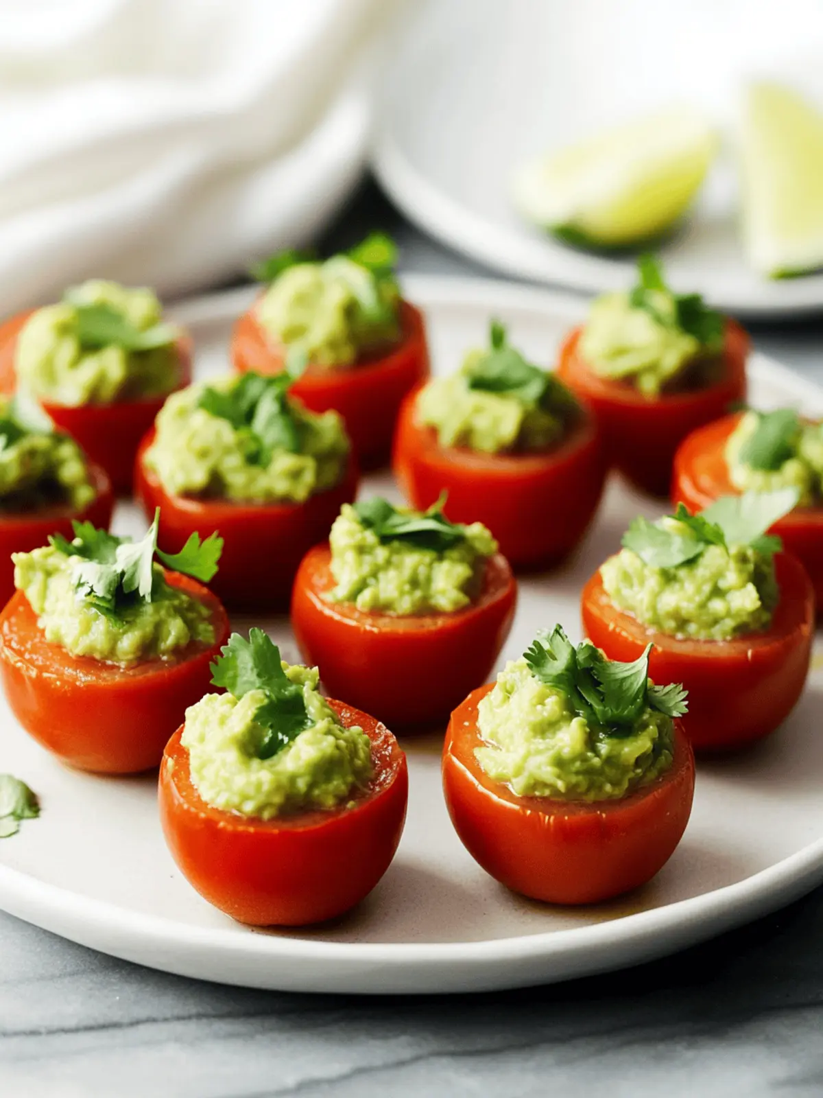 Guacamole Stuffed Tomatoes That Will Wow Your Guests 4 Guacamole Stuffed Tomatoes