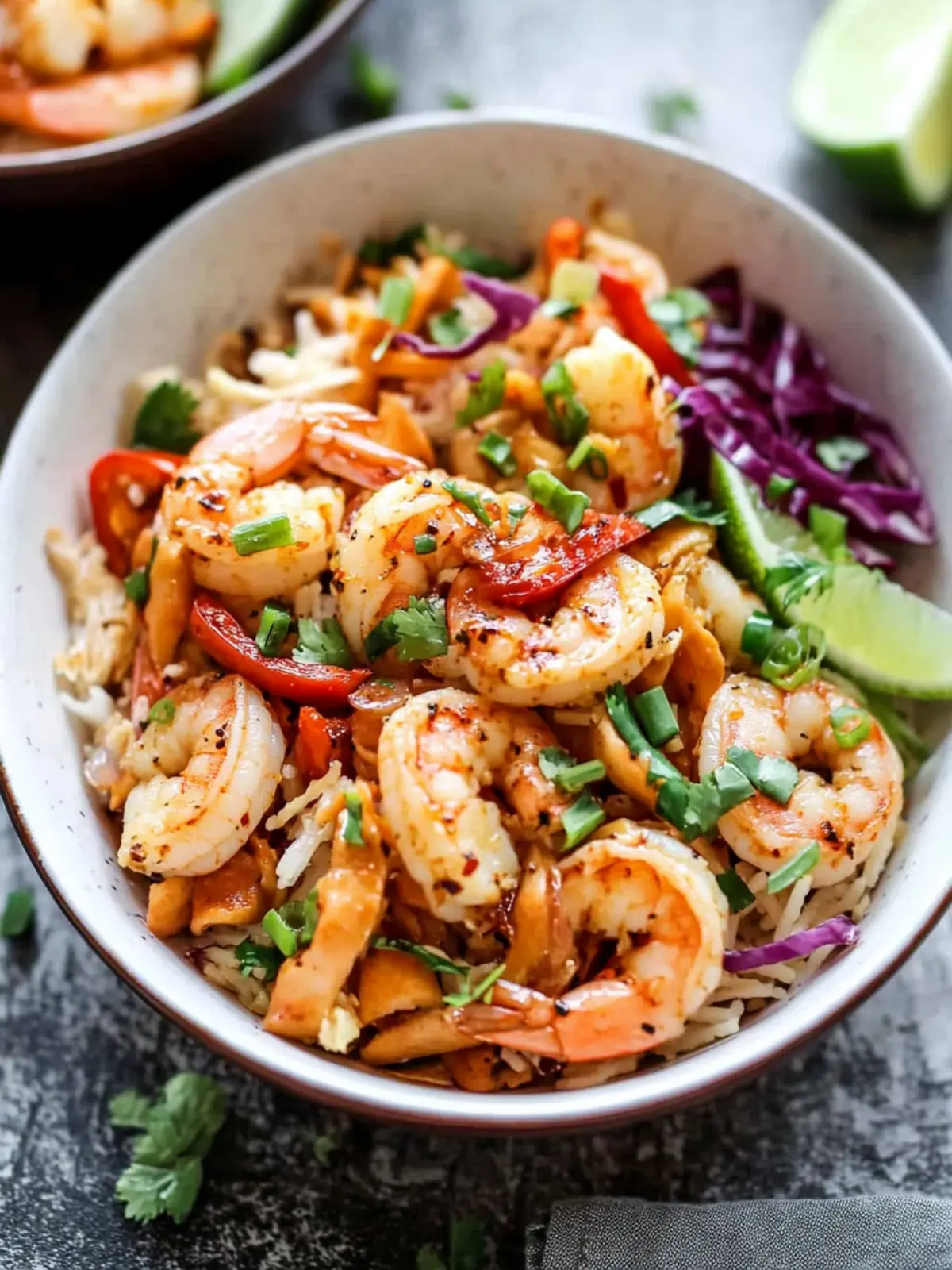 Delicious Spicy Shrimp Egg Roll in a Bowl You ll Love! 2 Spicy Shrimp Egg Roll in a Bowl