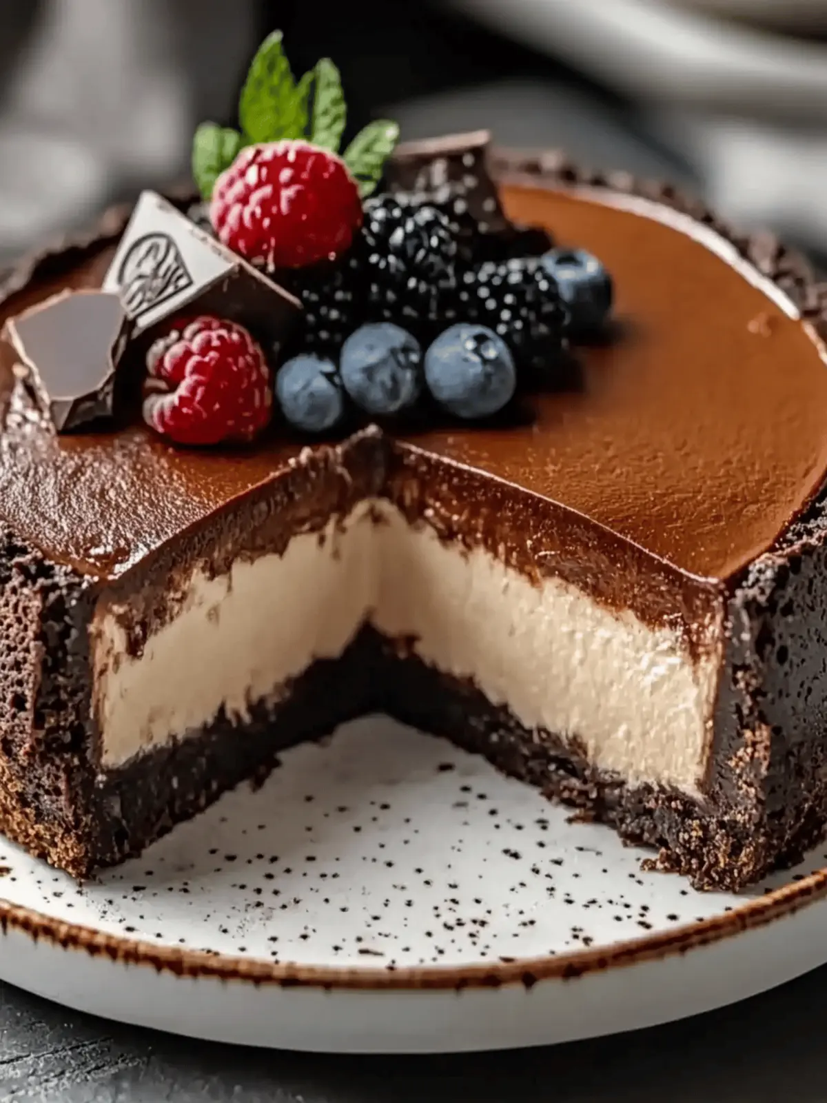 Decadent Chocolate San Sebastian Cheesecake You ll Devour 4 Chocolate San Sebastian Cheesecake