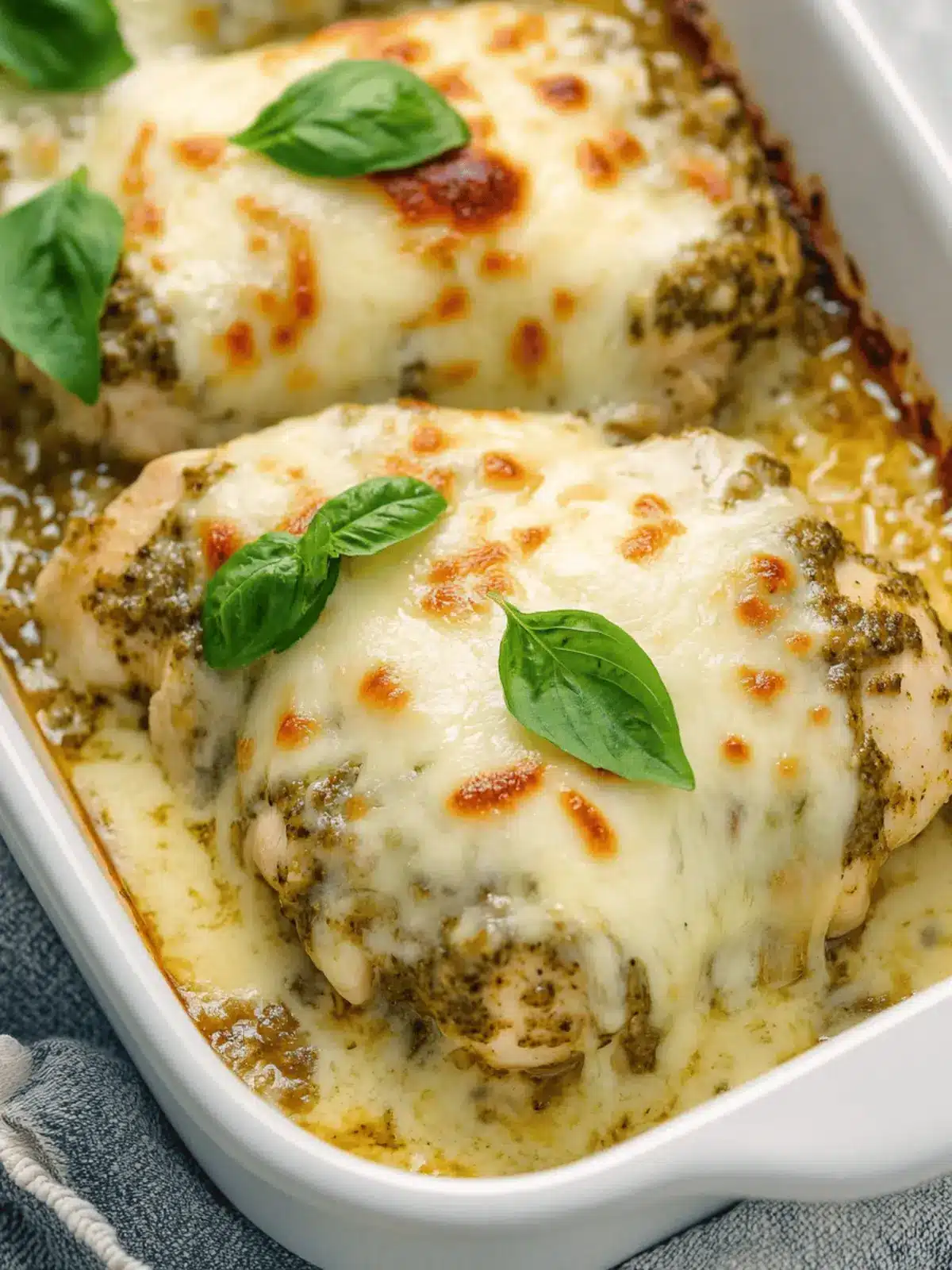 Cheesy Pesto Chicken: A Flavor-Packed Feast You'll Love 3 Cheesy Pesto Chicken
