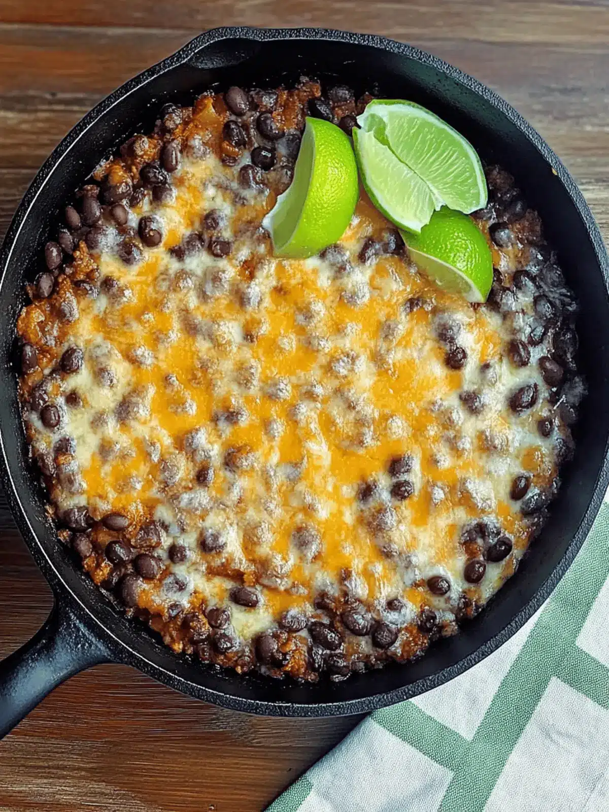 Cheesy Spicy Black Bean Skillet: The Ultimate One-Pan Wonder 3 Cheesy Spicy Black Bean Skillet