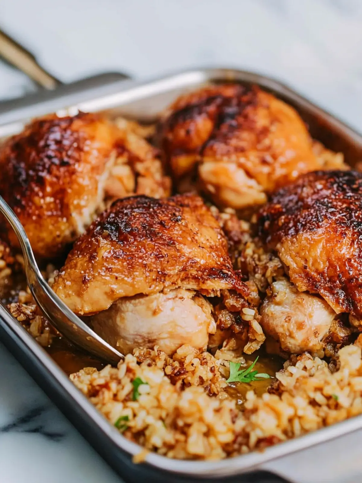 Roasted Chicken with Sticky Rice: A Flavorful Family Delight 3 Roasted Chicken with Sticky Rice