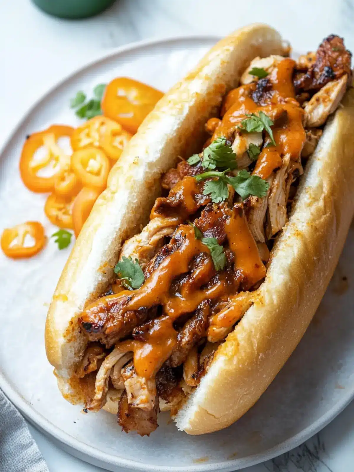 BBQ Chicken Cheesesteak Sandwich: A Tasty Twist for Dinner 3 BBQ Chicken Cheesesteak Sandwich