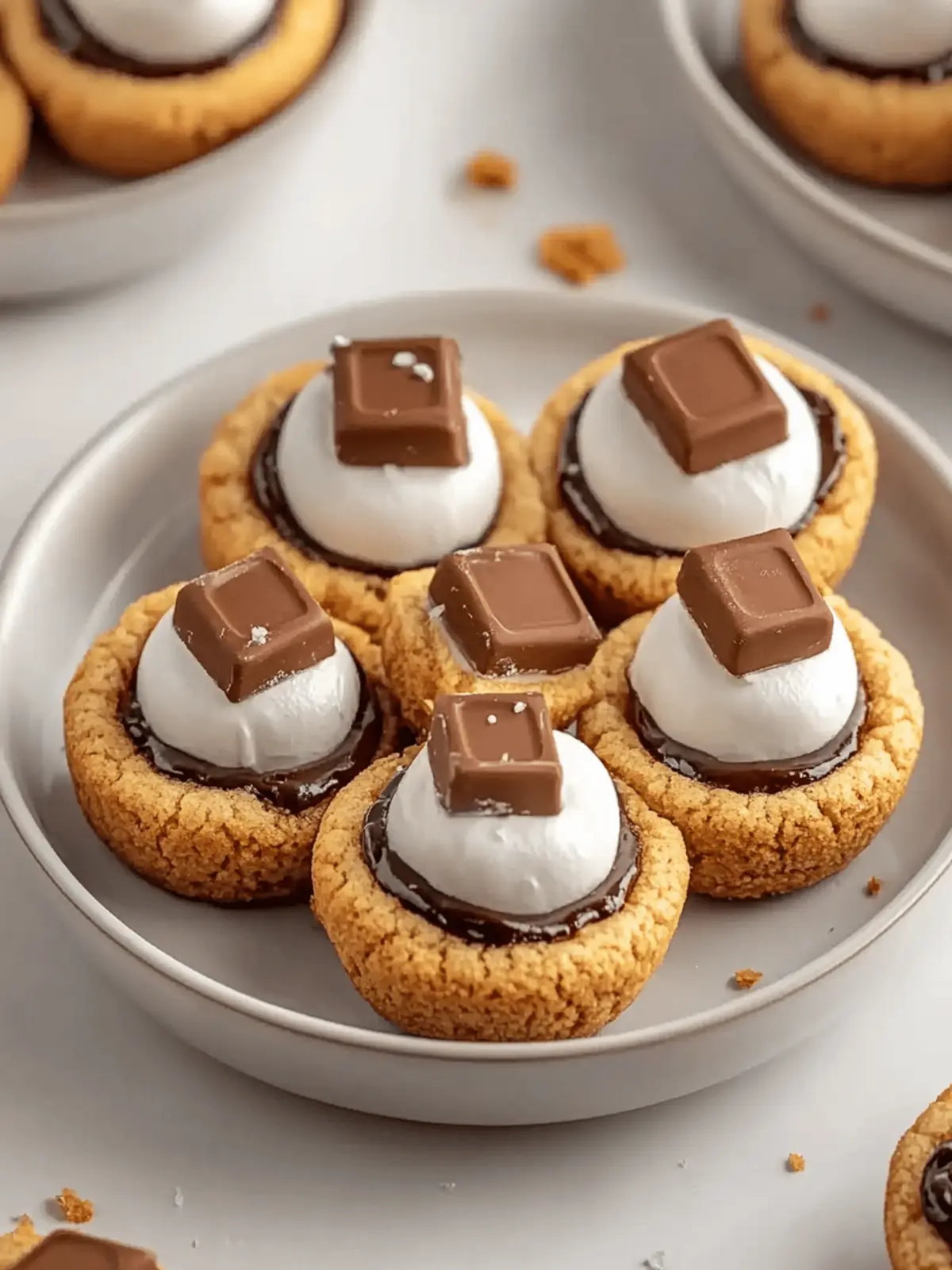 Irresistible Warm S'Mores Cookie Cups for Cozy Gatherings 3 Warm S'Mores Cookie Cups