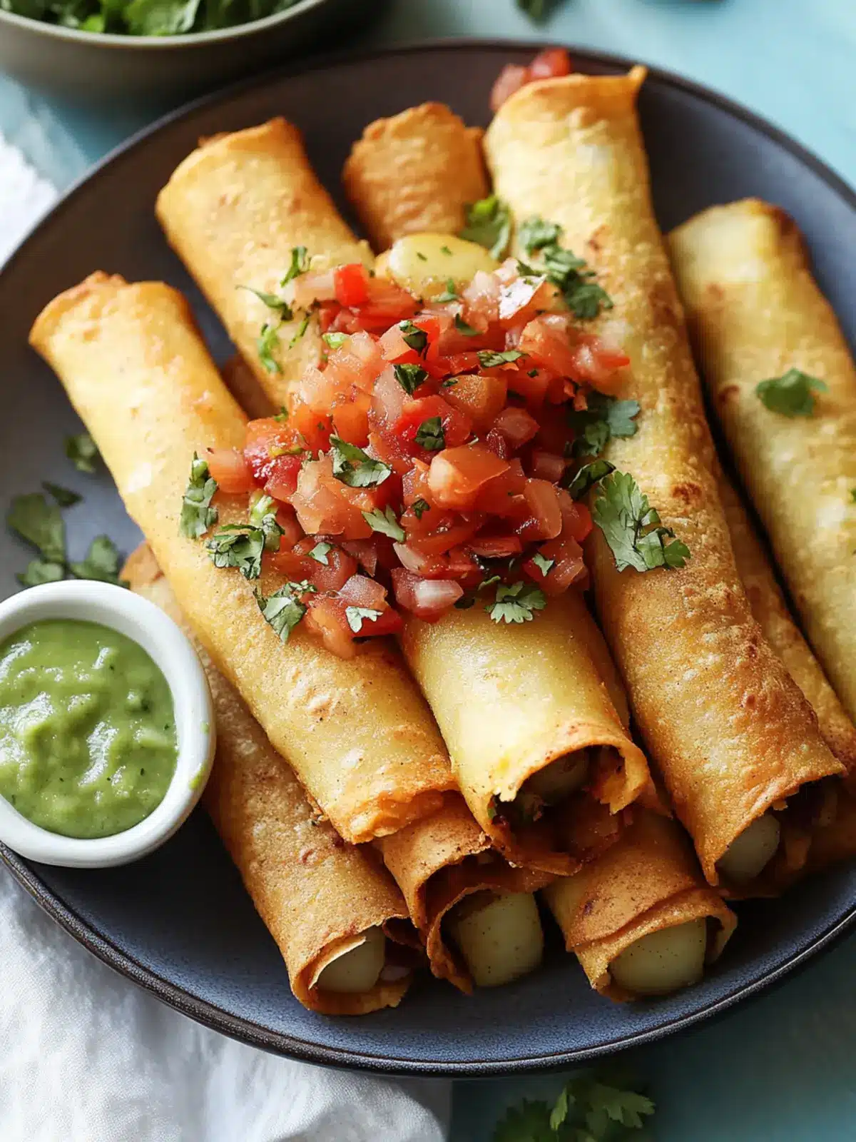 Savory Potato Taquitos: Easy Recipe for Comfort Food Lovers 4 Potato Taquitos