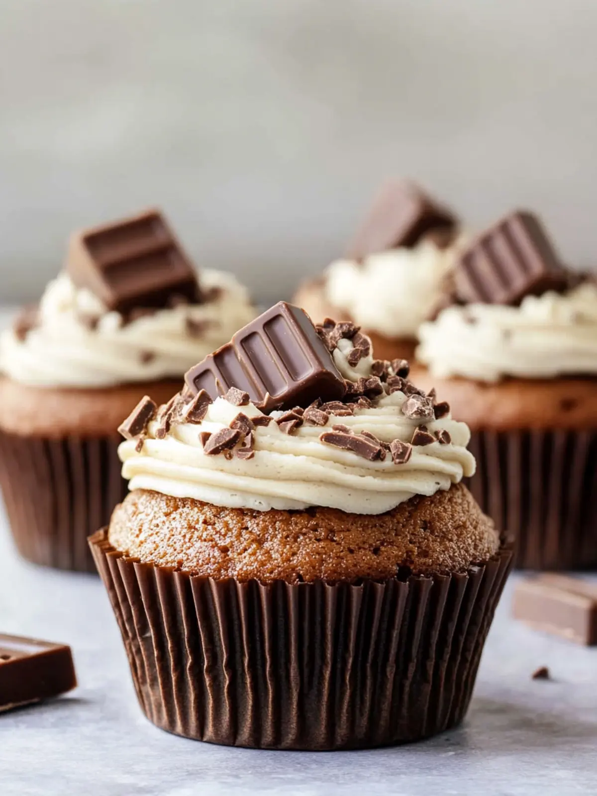Irresistible Kit Kat Cupcakes That Will Wow Your Guests 4 Kit Kat Cupcakes