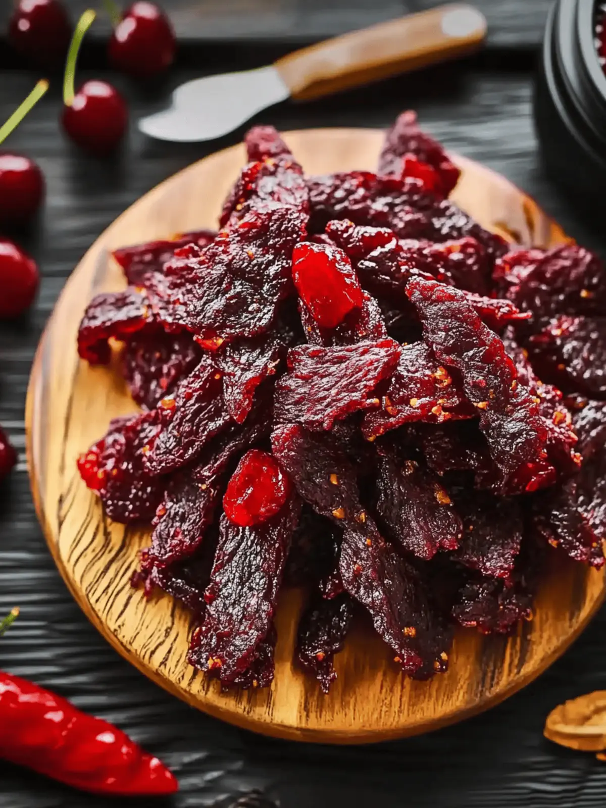 Cherry Maple Jerky: Craft Your Perfect Savory Snack Today 2 Cherry Maple Jerky
