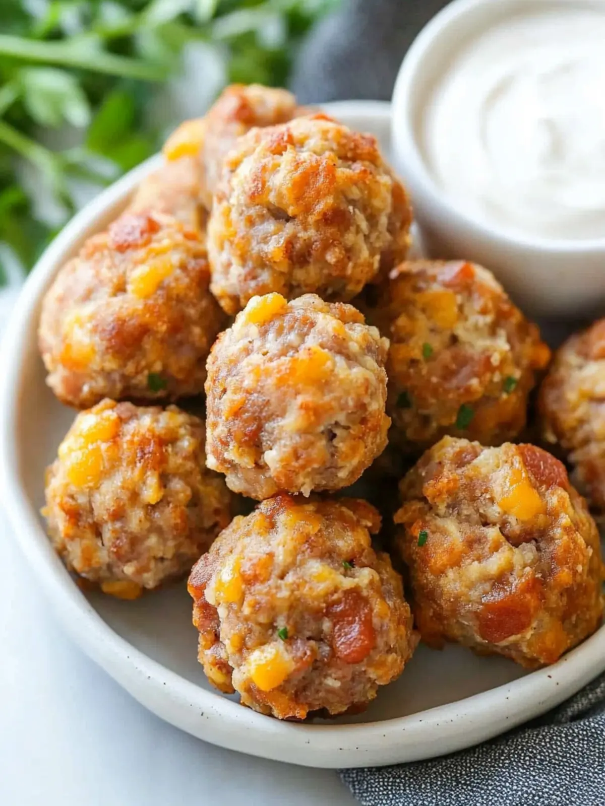 Irresistible 4-Ingredient Sausage Balls Everyone Will Love 2 4-Ingredient Sausage Ball