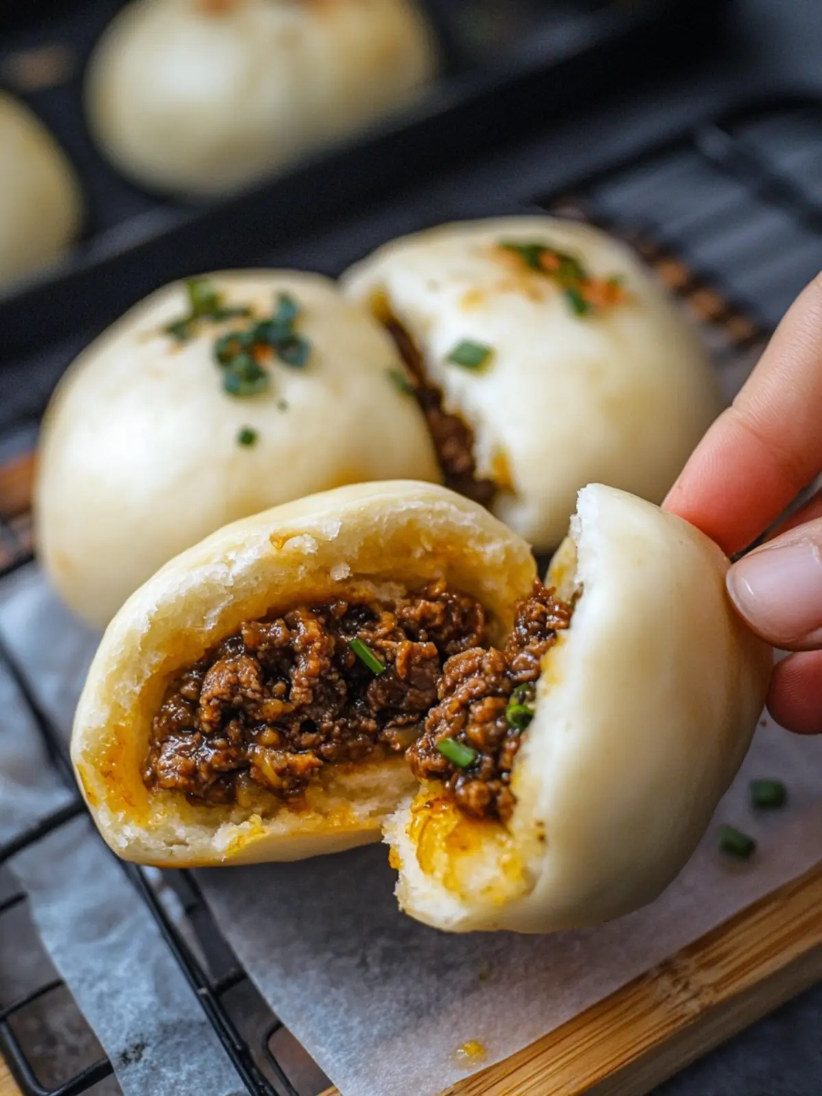 Curry Beef Buns Filling: Fluffy Homemade Delight Awaits 2 Curry Beef Buns (Filling)