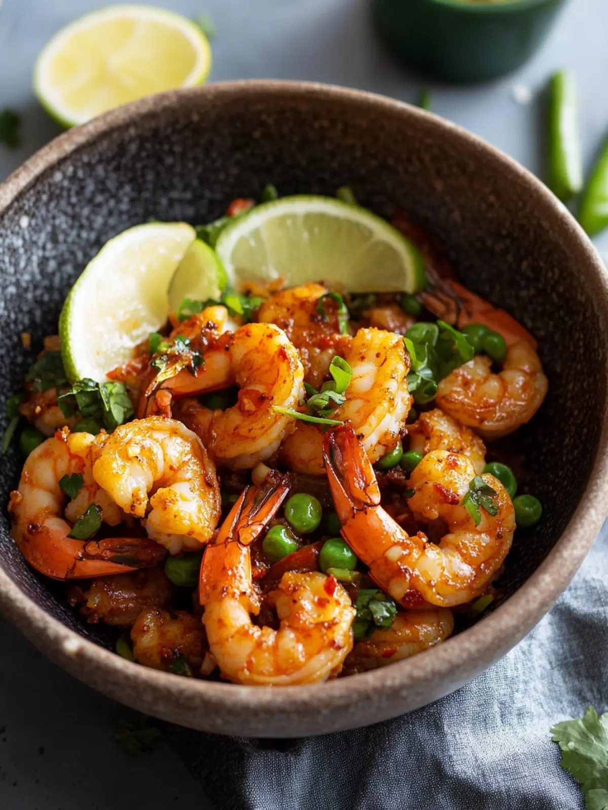 Spicy Prawns Stir Fry - Easy 7 Minute Dinner Delight 2 Spicy Prawns Stir Fry - Easy 7 minute