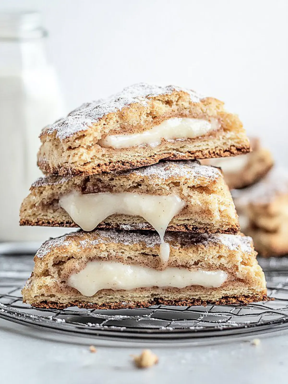 Irresistible Vanilla Bean Scones with Cinnamon Sugar Filling 3 Vanilla Bean Scones with Cinnamon Sugar Filling