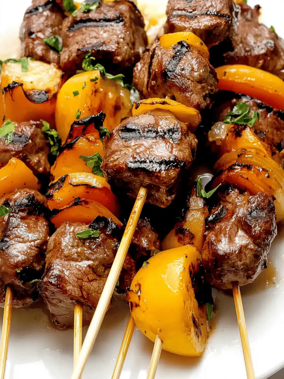 Savory Grilled Steak Kabobs: Perfect for Summer BBQs 3 Grilled Steak Kabobs
