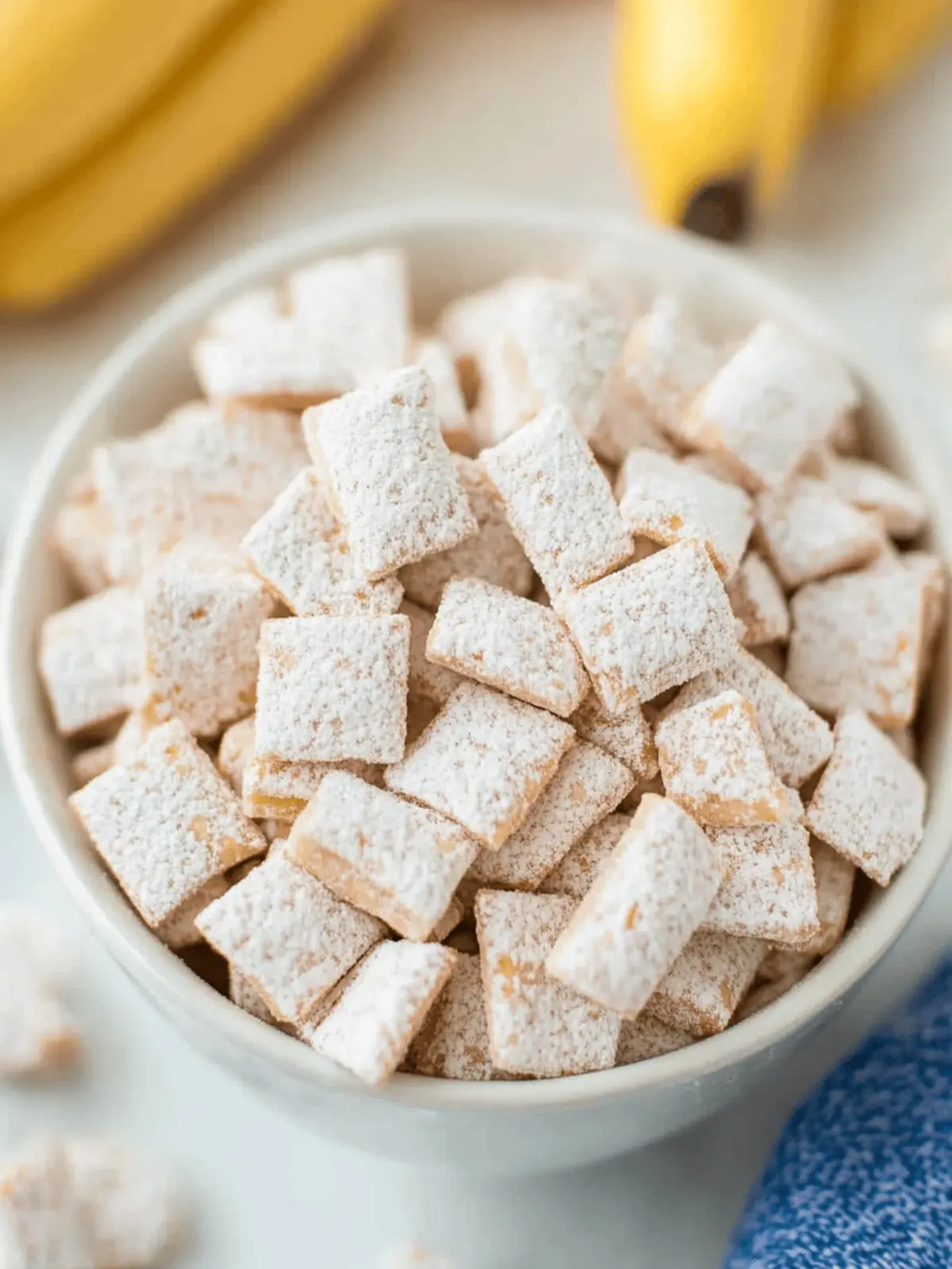 Delicious Banana Pudding Muddy Buddies You Need to Try Now 2 Banana Pudding Muddy Buddies (AKA Puppy Chow)