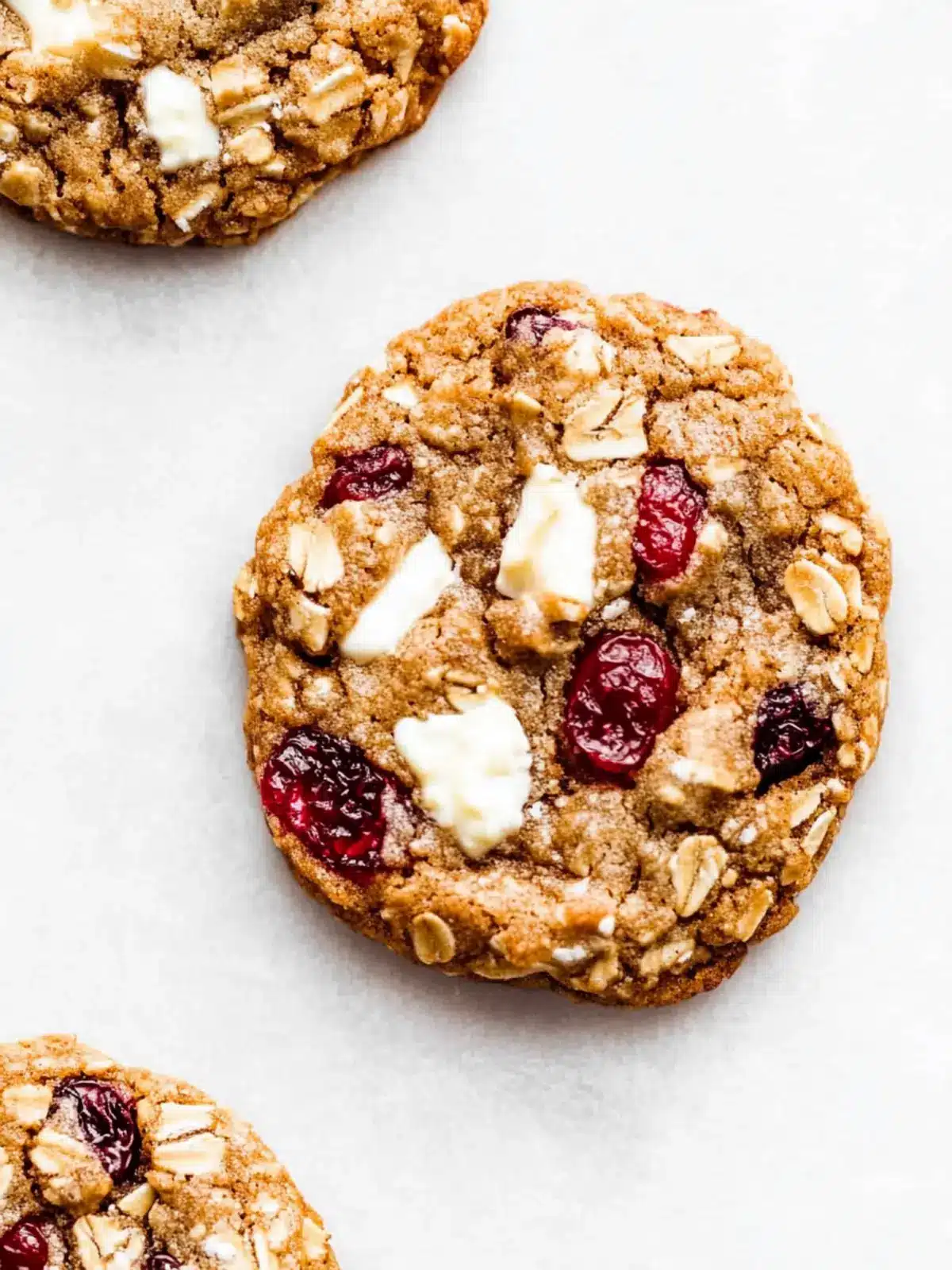 Chewy Cranberry and White Chocolate Oatmeal Cookies Delight 2 Chewy Cranberry and White Chocolate Oatmeal Cookies