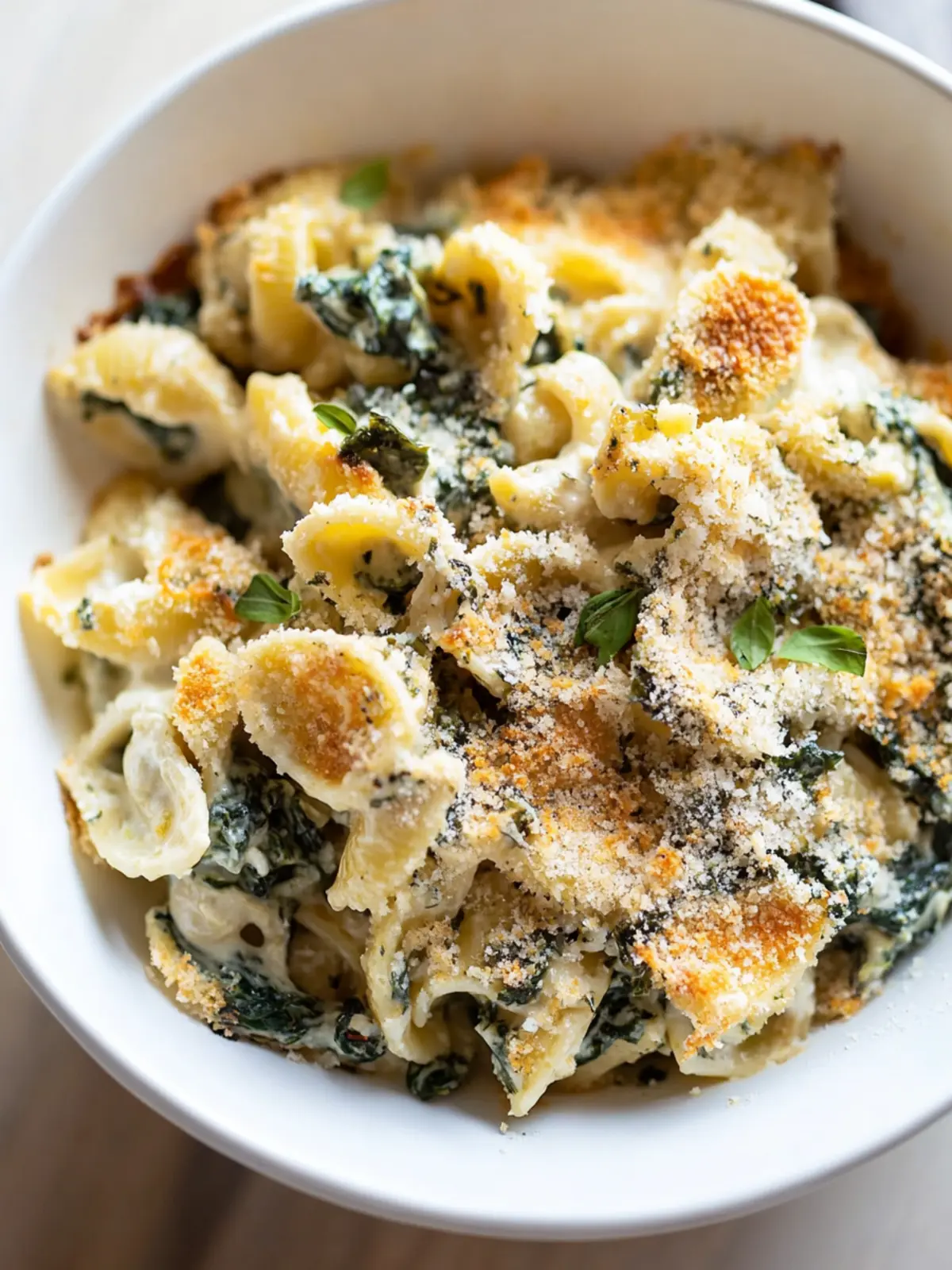Creamy Vegan Spinach Artichoke Pasta Bake You'll Love 4 Vegan Spinach Artichoke Pasta Bake