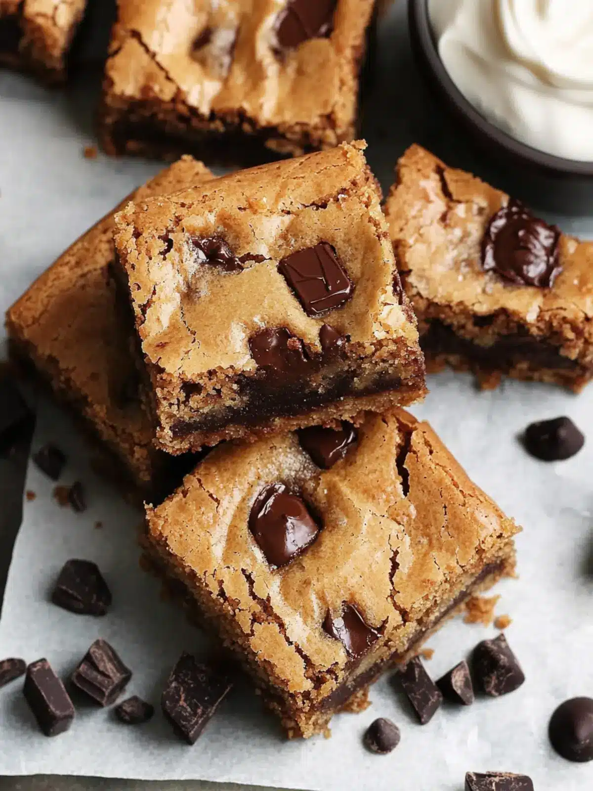 Salted Espresso Chocolate Chunk Blondies You'll Crave Every Time 2 Salted Espresso Chocolate Chunk Blondies