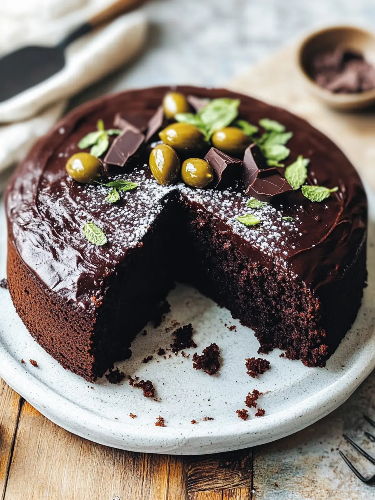 Decadent Chocolate Olive Oil Cake That Will Wow Everyone 2 Chocolate Olive Oil Cake