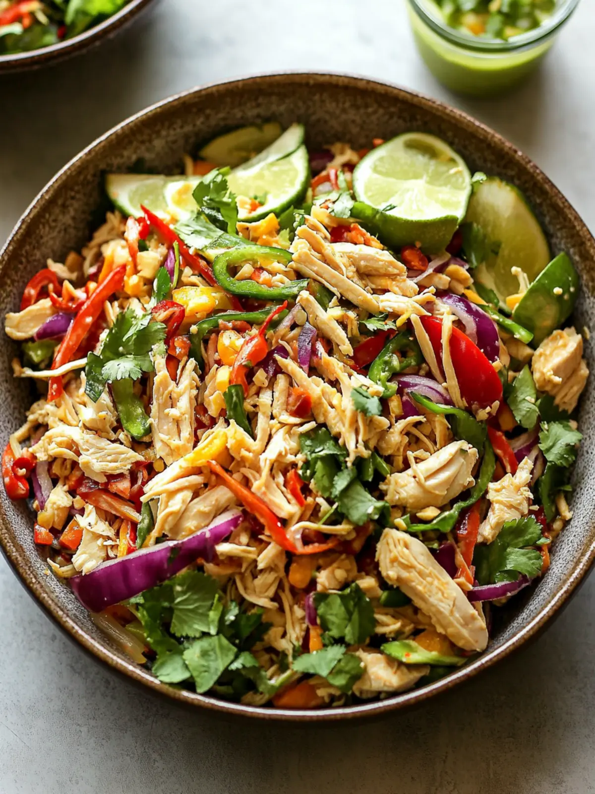 Chopped Thai-Inspired Chicken Salad You'll Crave Again and Again 4 Chopped Thai-Inspired Chicken Salad