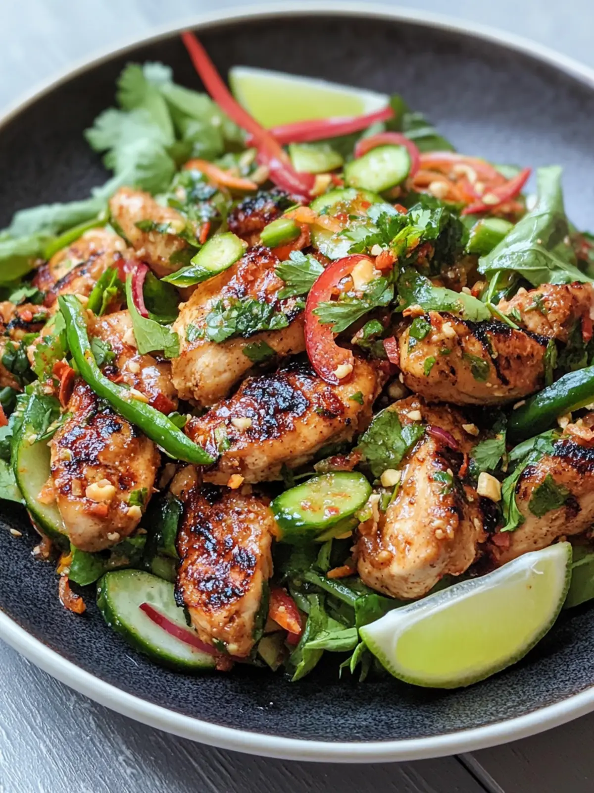 Flavor-Packed Thai Grilled Chicken Salad for Fresh Summer Days 3 Thai Grilled Chicken Salad