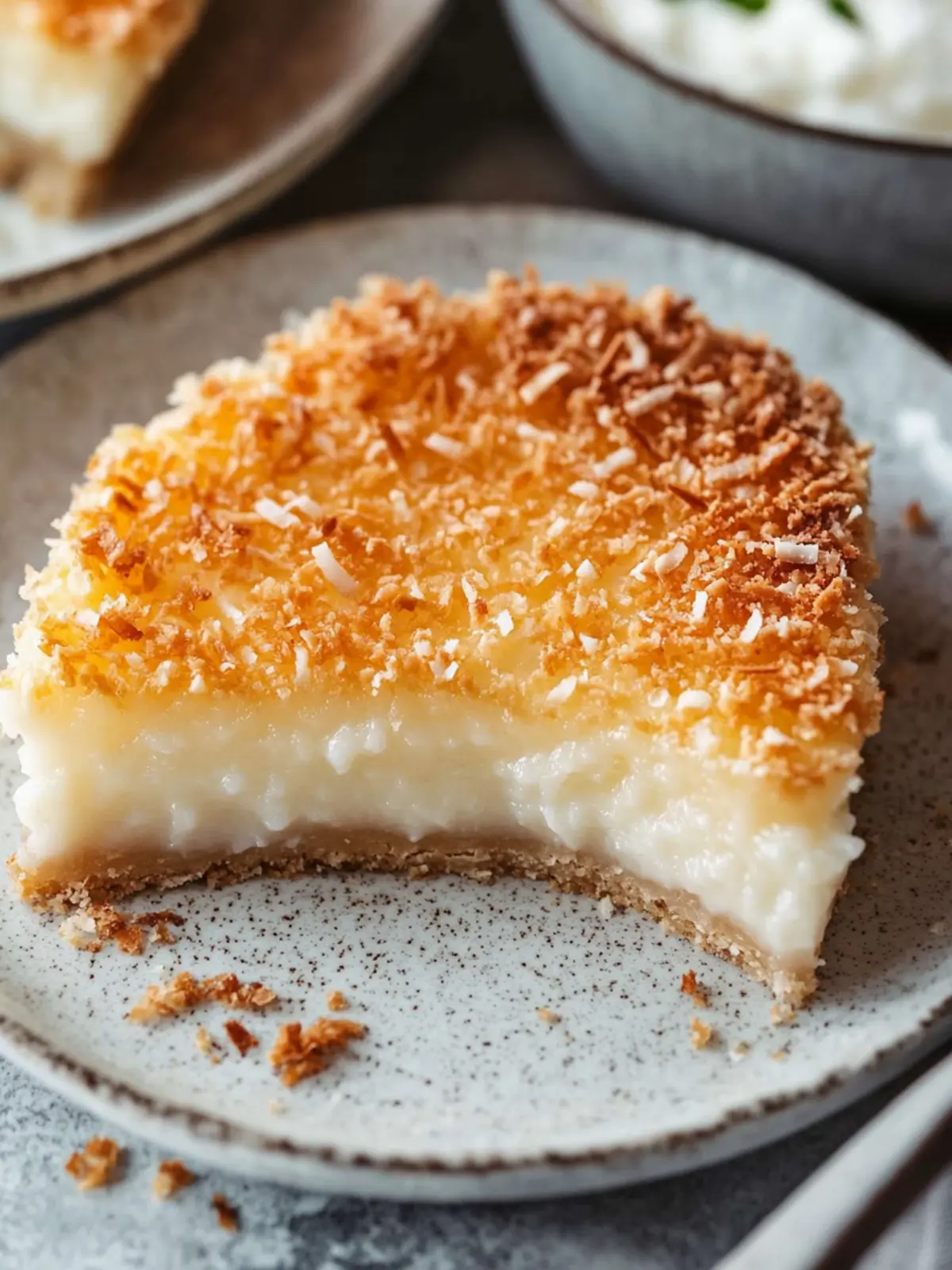 Effortless Impossible Coconut Pie with Self-Creating Crust 3 Impossible Coconut Pie