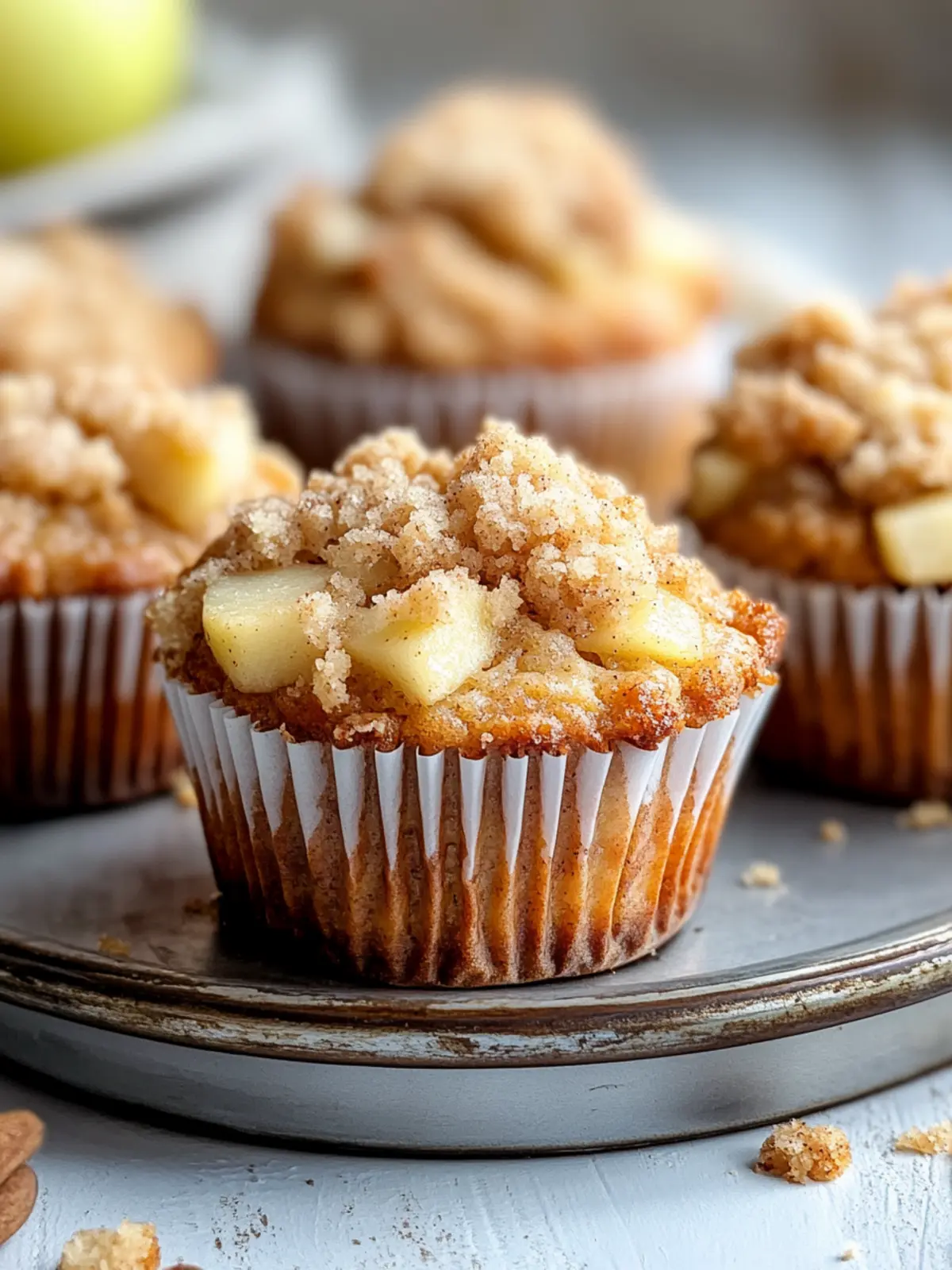 Delicious Apple Cinnamon Crumb Muffins for Cozy Mornings 3 Apple Cinnamon Crumb Muffins