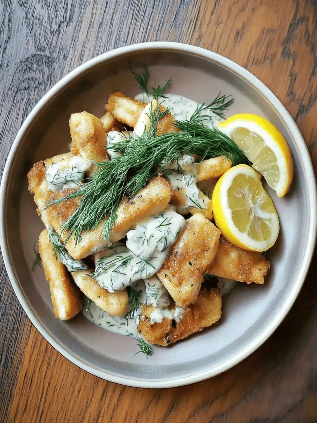 Vegan Crispy Tofu with Lemon Dill Cream Sauce You'll Love 4 Vegan Crispy Tofu with Lemon Dill Cream Sauce